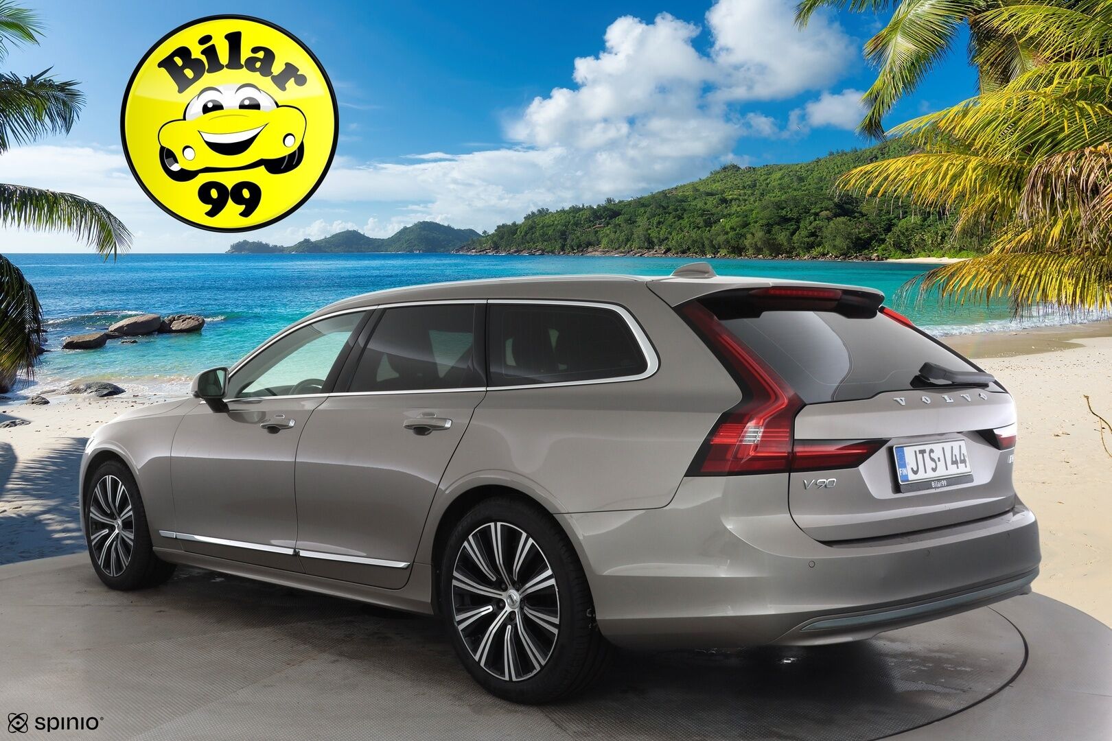Volvo V90 2022 B4 D-MHEV Business Inscription aut * Webasto / ACC / Full-LED / P.Kamera / Sportnahat Muistilla / Navi / Keyless * - 1-om Suomi-auto / Kahdet renkaat aluvanteilla / Merkkihuollot
