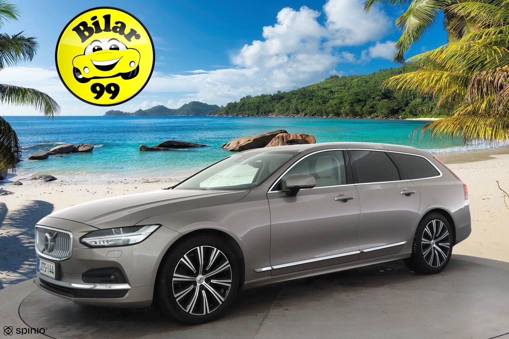Volvo V90 2022 B4 MHEV Business Inscription aut * Webasto / ACC / Full-LED / P.Kamera / Vaaleat Sportnahat Muistilla / Navi / Keyless * - 1-om Suomi-auto / Kahdet renkaat aluvanteilla / Merkkihuollot - HULLUT AVAJAISHULINAT KORKOTARJOUS 3,29 %