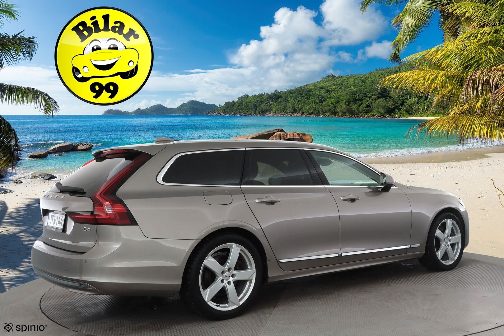 Volvo V90 2022 B4 D-MHEV Business Inscription aut * Webasto / ACC / Full-LED / P.Kamera / Sportnahat Muistilla / Navi / Keyless * - 1-om Suomi-auto / Kahdet renkaat aluvanteilla / Merkkihuollot