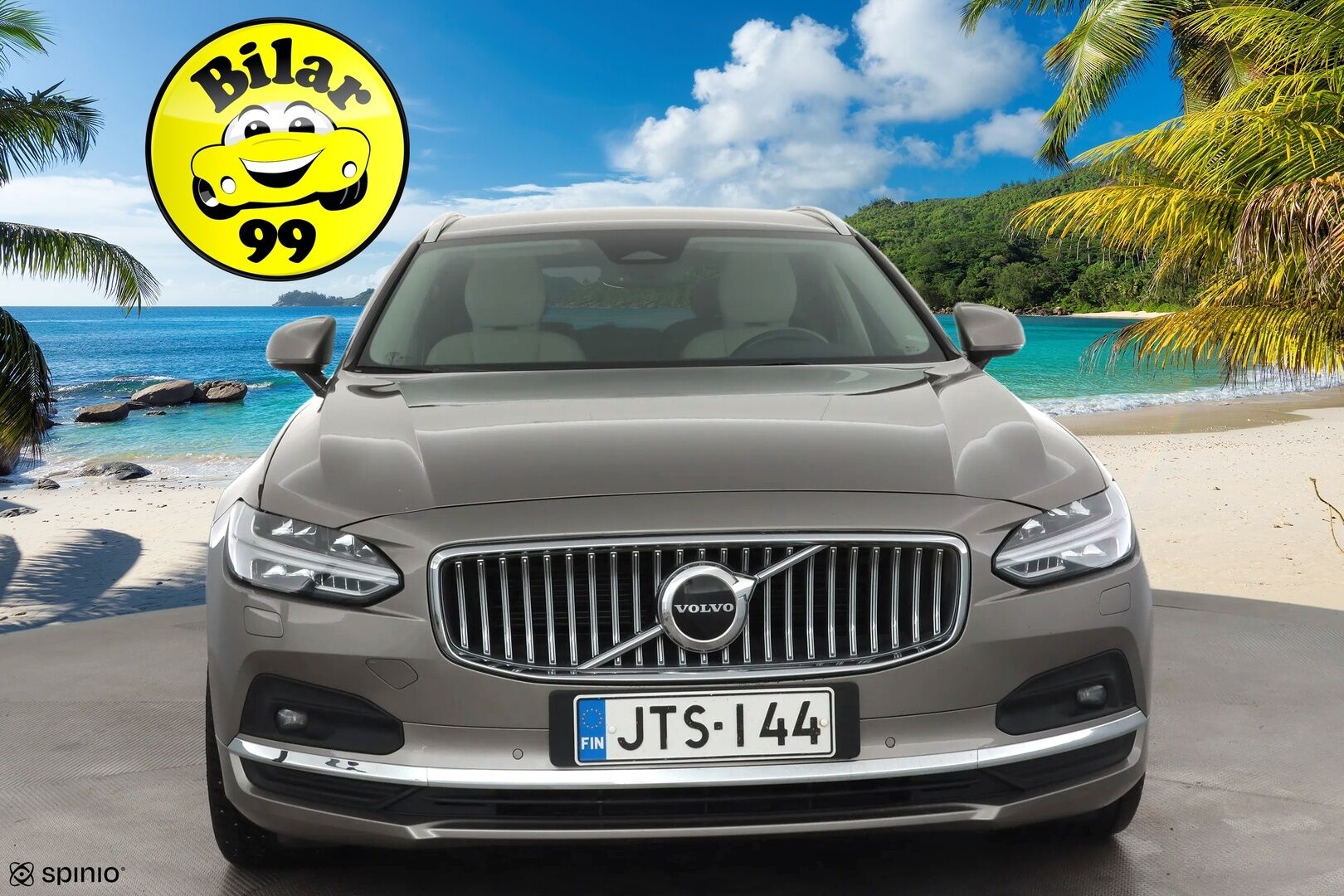 Volvo V90 2022 B4 MHEV Business Inscription aut * Webasto / ACC / Full-LED / P.Kamera / Vaaleat Sportnahat Muistilla / Navi / Keyless * - 1-om Suomi-auto / Kahdet renkaat aluvanteilla / Merkkihuollot - HULLUT AVAJAISHULINAT KORKOTARJOUS 3,29 %