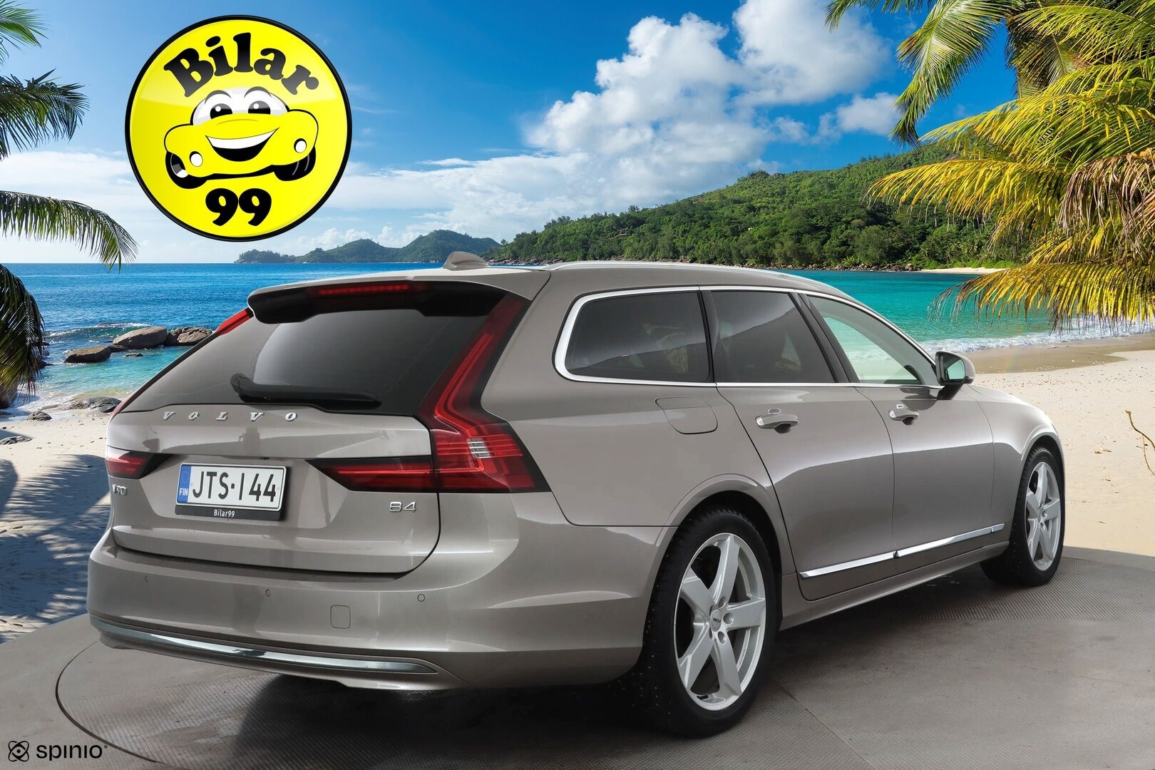 Volvo V90 2022 B4 MHEV Business Inscription aut * Webasto / ACC / Full-LED / P.Kamera / Vaaleat Sportnahat Muistilla / Navi / Keyless * - 1-om Suomi-auto / Kahdet renkaat aluvanteilla / Merkkihuollot - HULLUT AVAJAISHULINAT KORKOTARJOUS 3,29 %