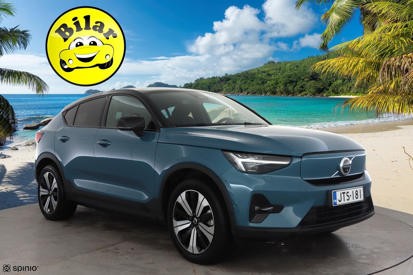 Volvo C40 2022 Recharge Twin Business Launch Edition aut - | ACC | ILP | Koukku | Pixel-LED | Harman/Kardon | Lasikatto | Muistipenkki | 360° | Sporttipenkit sähköllä | BLIS | Pilot Assist | 2x renkaat aluin |