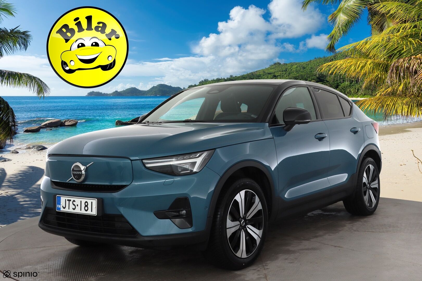 Volvo C40 2022 Recharge Twin Business Launch Edition aut - | ACC | ILP | Koukku | Pixel-LED | Harman/Kardon | Lasikatto | Muistipenkki | 360° | Sporttipenkit sähköllä | BLIS | Pilot Assist | 2x renkaat aluin |