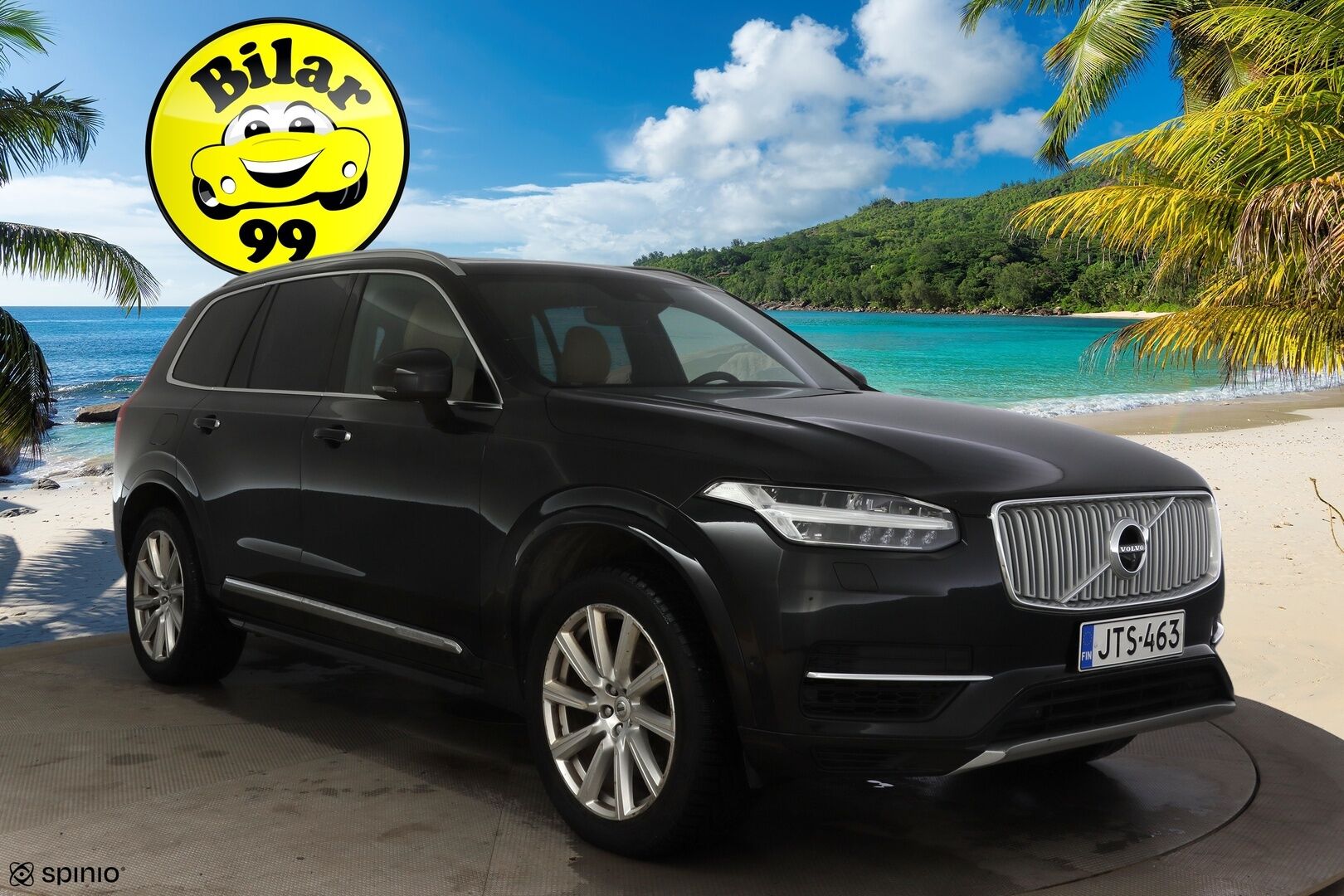 Volvo XC90 2017 T8 Twin Engine AWD Inscription aut * Panorama / HUD / 360° / Ilmastoidut sporttipenkit / Webasto / 7-p * - Juuri huolettu / Huikeat varusteet / Koukku