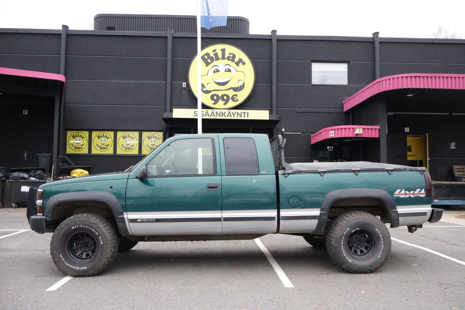 Chevrolet Fleetside 1996 Chevrolet K1500 Silverado 4X4 *Myydään huutokaupat.com* - Myydään huutokaupat.com