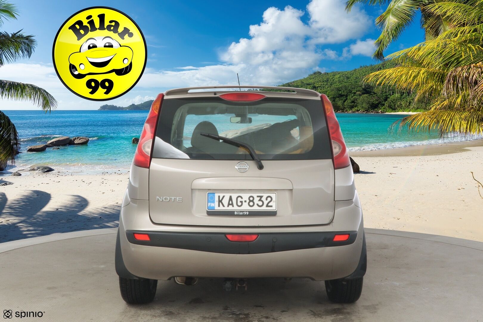 Nissan Note 2006 NOTE MPV 1.6 AUTOMATIC - YritysOutlet - Myydään vain yrityksille **Koukku / Vakkari / Ilmastointi** - Kahdet renkaat / Automaatti / Lohko