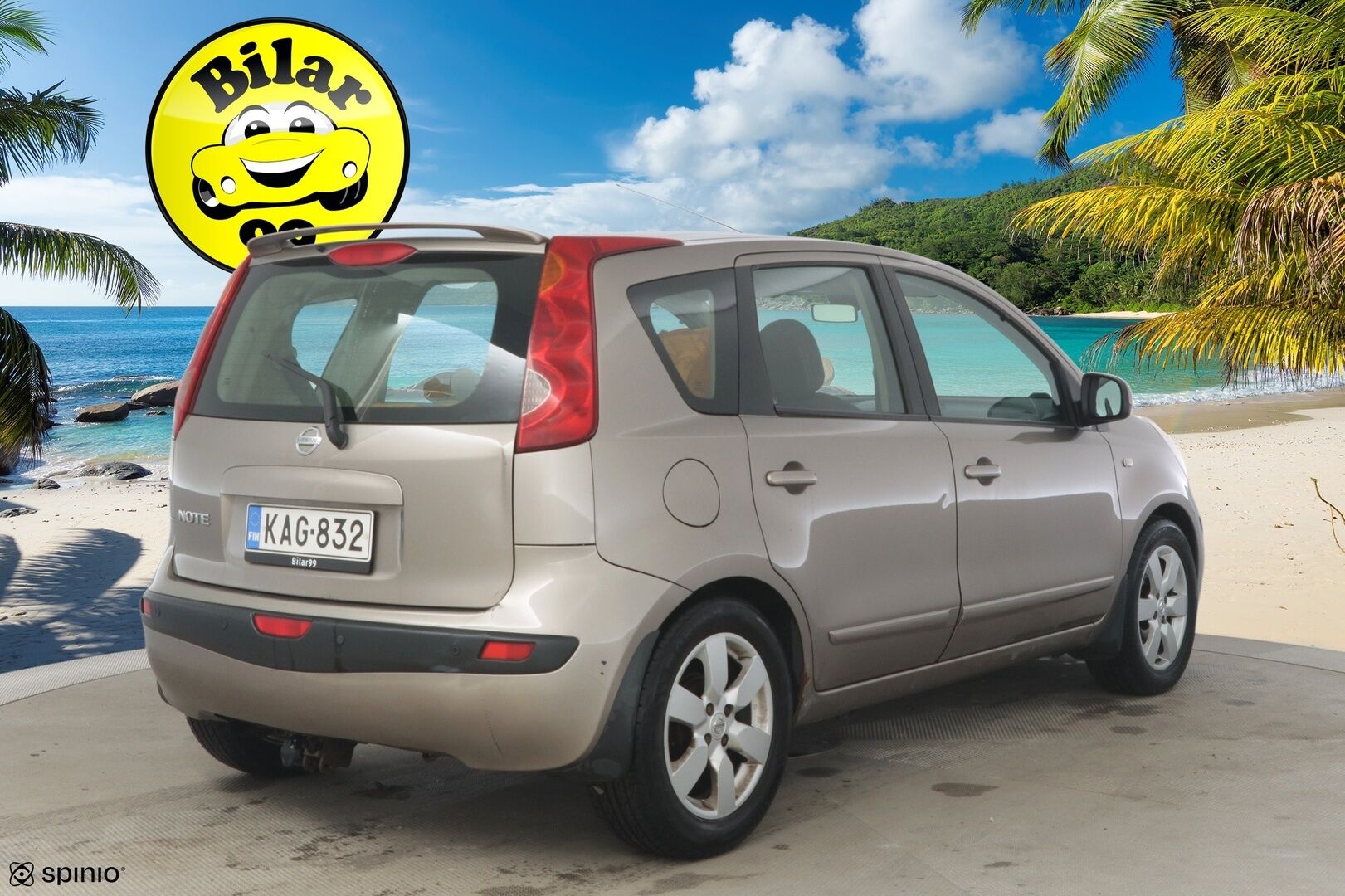 Nissan Note 2006 NOTE MPV 1.6 AUTOMATIC - YritysOutlet - Myydään vain yrityksille **Koukku / Vakkari / Ilmastointi** - Kahdet renkaat / Automaatti / Lohko