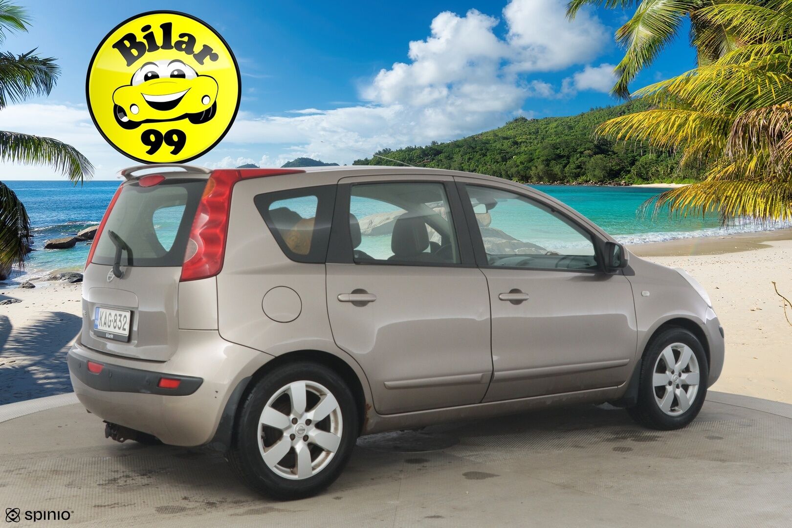 Nissan Note 2006 NOTE MPV 1.6 AUTOMATIC - YritysOutlet - Myydään vain yrityksille **Koukku / Vakkari / Ilmastointi** - Kahdet renkaat / Automaatti / Lohko