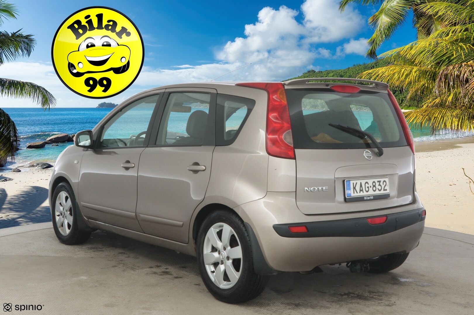 Nissan Note 2006 NOTE MPV 1.6 AUTOMATIC - YritysOutlet - Myydään vain yrityksille **Koukku / Vakkari / Ilmastointi** - Kahdet renkaat / Automaatti / Lohko