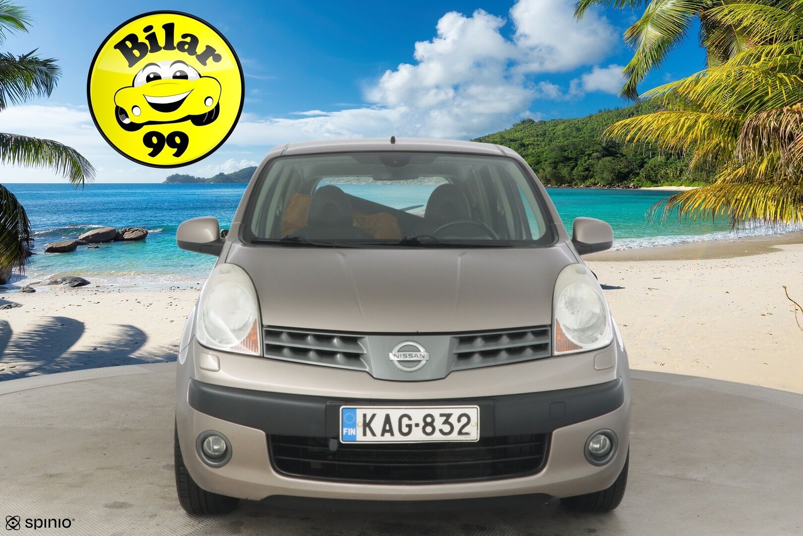 Nissan Note 2006 NOTE MPV 1.6 AUTOMATIC - YritysOutlet - Myydään vain yrityksille **Koukku / Vakkari / Ilmastointi** - Kahdet renkaat / Automaatti / Lohko