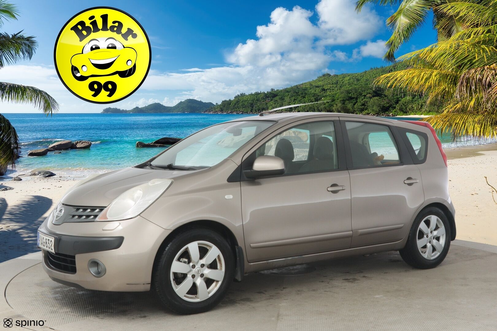 Nissan Note 2006 NOTE MPV 1.6 AUTOMATIC - YritysOutlet - Myydään vain yrityksille **Koukku / Vakkari / Ilmastointi** - Kahdet renkaat / Automaatti / Lohko