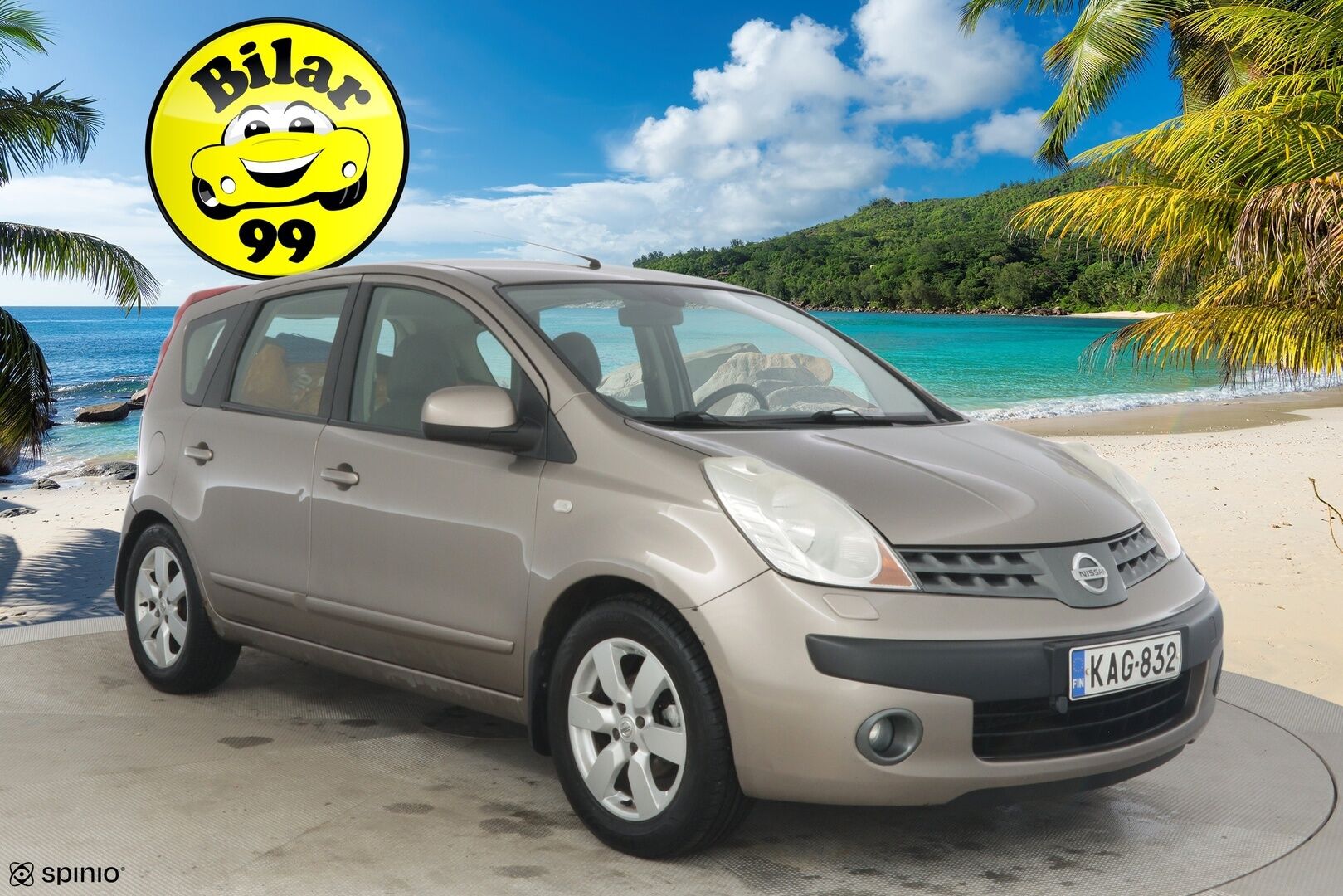 Nissan Note 2006 NOTE MPV 1.6 AUTOMATIC - YritysOutlet - Myydään vain yrityksille **Koukku / Vakkari / Ilmastointi** - Kahdet renkaat / Automaatti / Lohko