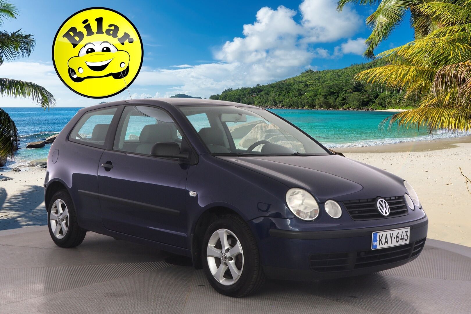 Volkswagen Polo 2002 1,4 55kW 2D - *Tämä auto myydään YritysOutlet -valikoimasta vain yritykselle* |Katso kilsat | Lohko | 2x Hyvät renkaat | Lohko | Penkinlämmittimet | Hyvä huoltohistoria! | Hihna vaihdettu 3 kertaa! Viimeksi 2tkm | 