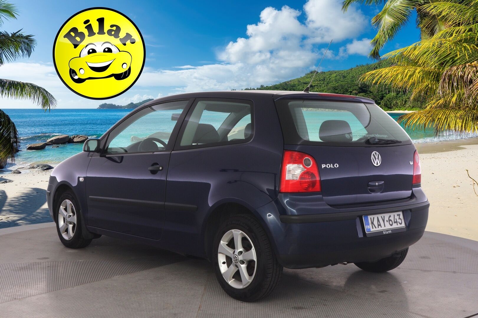 Volkswagen Polo 2002 1,4 55kW 2D - *Tämä auto myydään YritysOutlet -valikoimasta vain yritykselle* |Katso kilsat | Lohko | 2x Hyvät renkaat | Lohko | Penkinlämmittimet | Hyvä huoltohistoria! | Hihna vaihdettu 3 kertaa! Viimeksi 2tkm | 