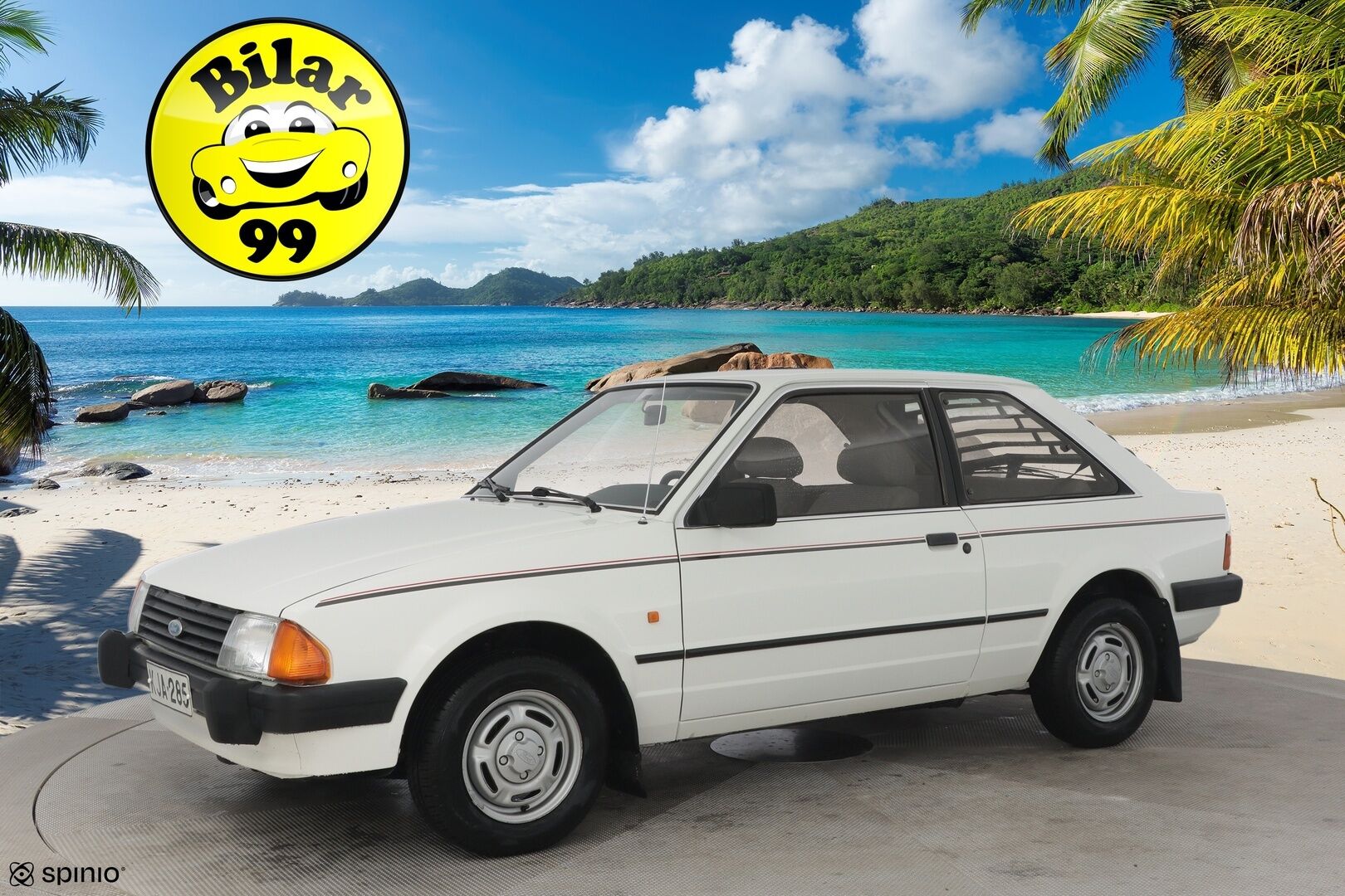 Ford Escort 1985 2D ESCORT 1.3 LX-LABD/2400** 3 aikaisempaa omistajaa! / Klassikko / Ruosteeton! - 5-Portainen vaihteisto / Upea sisäverhoilu / Säädettävät etuistuimet ja pääntuet / Tehokas lämmitys / Turvallinen takasumuvalo