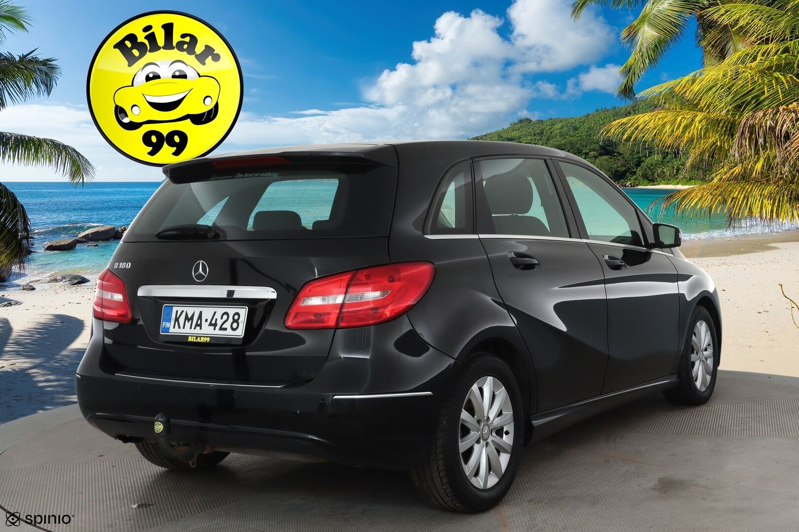Mercedes-Benz B 2012 180 BE A Premium Business **Vakkari / Lohkolämmitin / P.tutkat / Bluetooth / Ilmastointi / Koukku** - Suomi-auto / Merkkihuollettu 