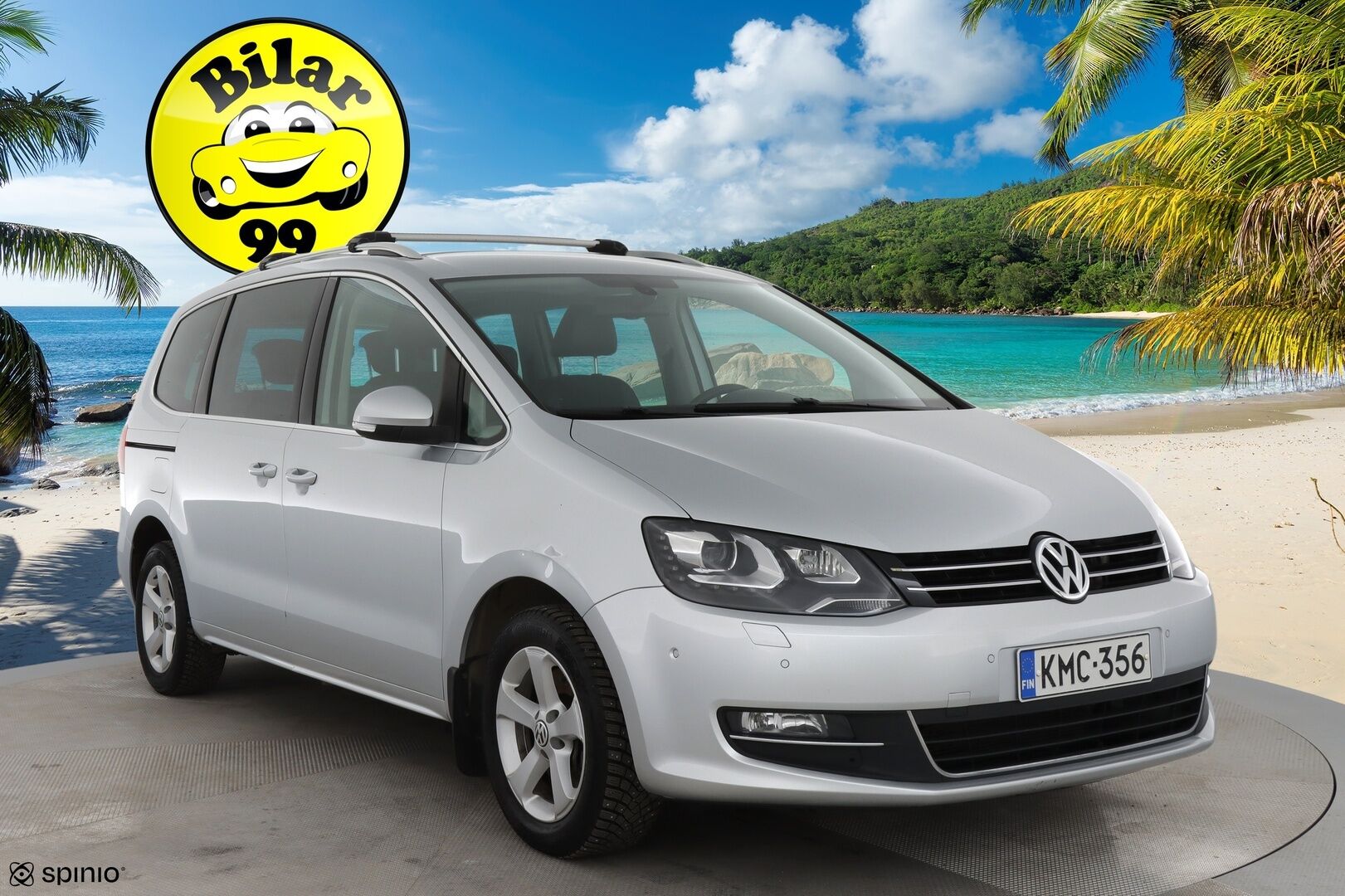 Volkswagen Sharan 2013 Highline 2,0 TDI 125kW DSG 7-P * Suomi-auto / Webasto / Koukku / Tutkat / Vakkari * - Sähkötoimiset sivuovet / Navi / Tutkat edessä ja takana - HULLUT AVAJAISHULINAT KORKOTARJOUS 3,29 %