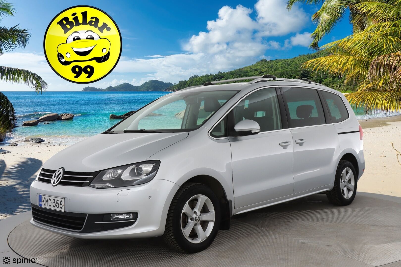 Volkswagen Sharan 2013 Highline 2,0 TDI 125kW DSG 7-P - | Suomi-auto | Webasto | Koukku | Tutkat | Vakkari | Sähkötoimiset sivuovet | Navi | Tutkat edessä ja takana |