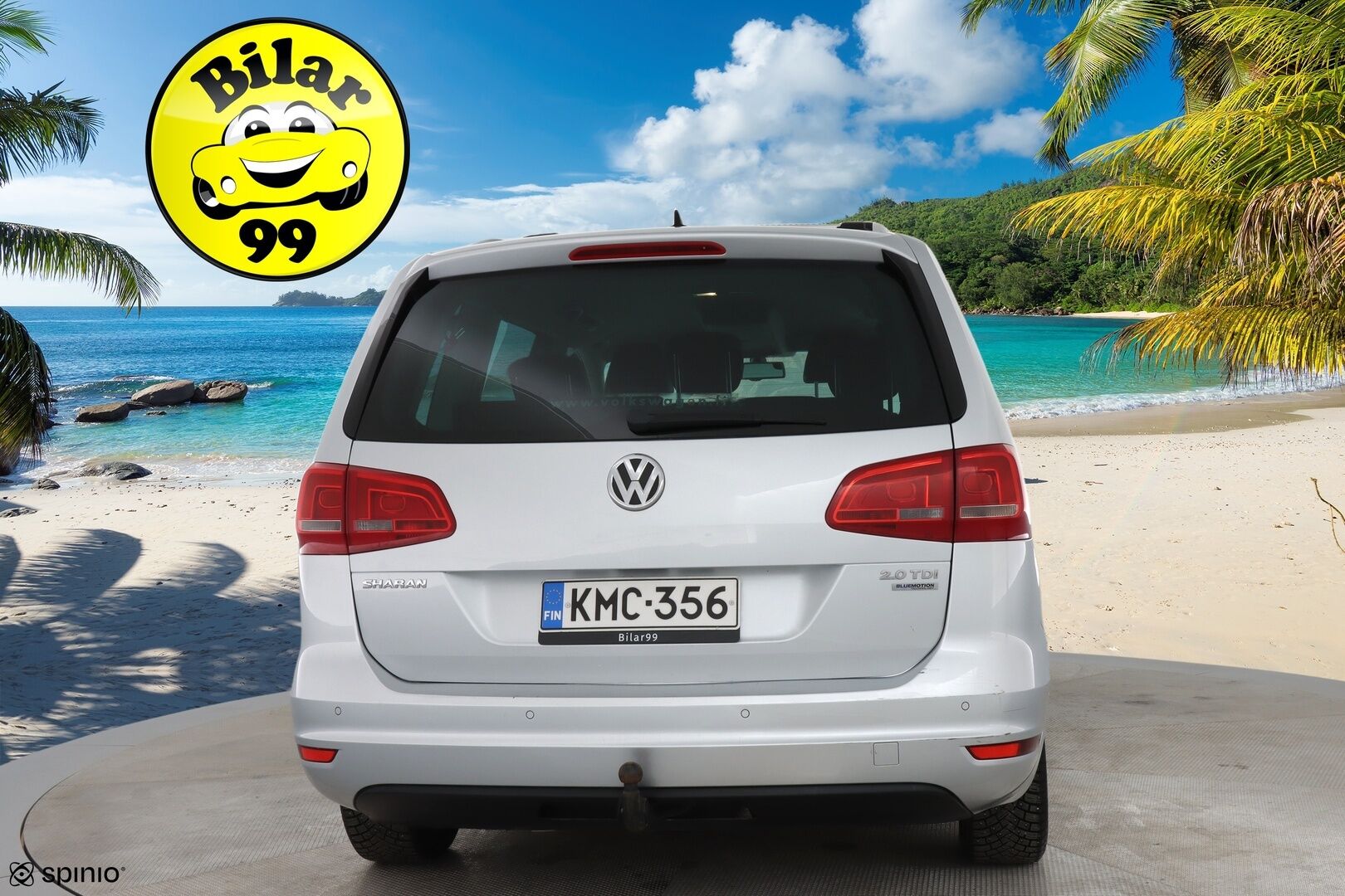 Volkswagen Sharan 2013 Highline 2,0 TDI 125kW DSG 7-P * Suomi-auto / Webasto / Koukku / Tutkat / Vakkari * - Sähkötoimiset sivuovet / Navi / Tutkat edessä ja takana - HULLUT AVAJAISHULINAT KORKOTARJOUS 3,29 %