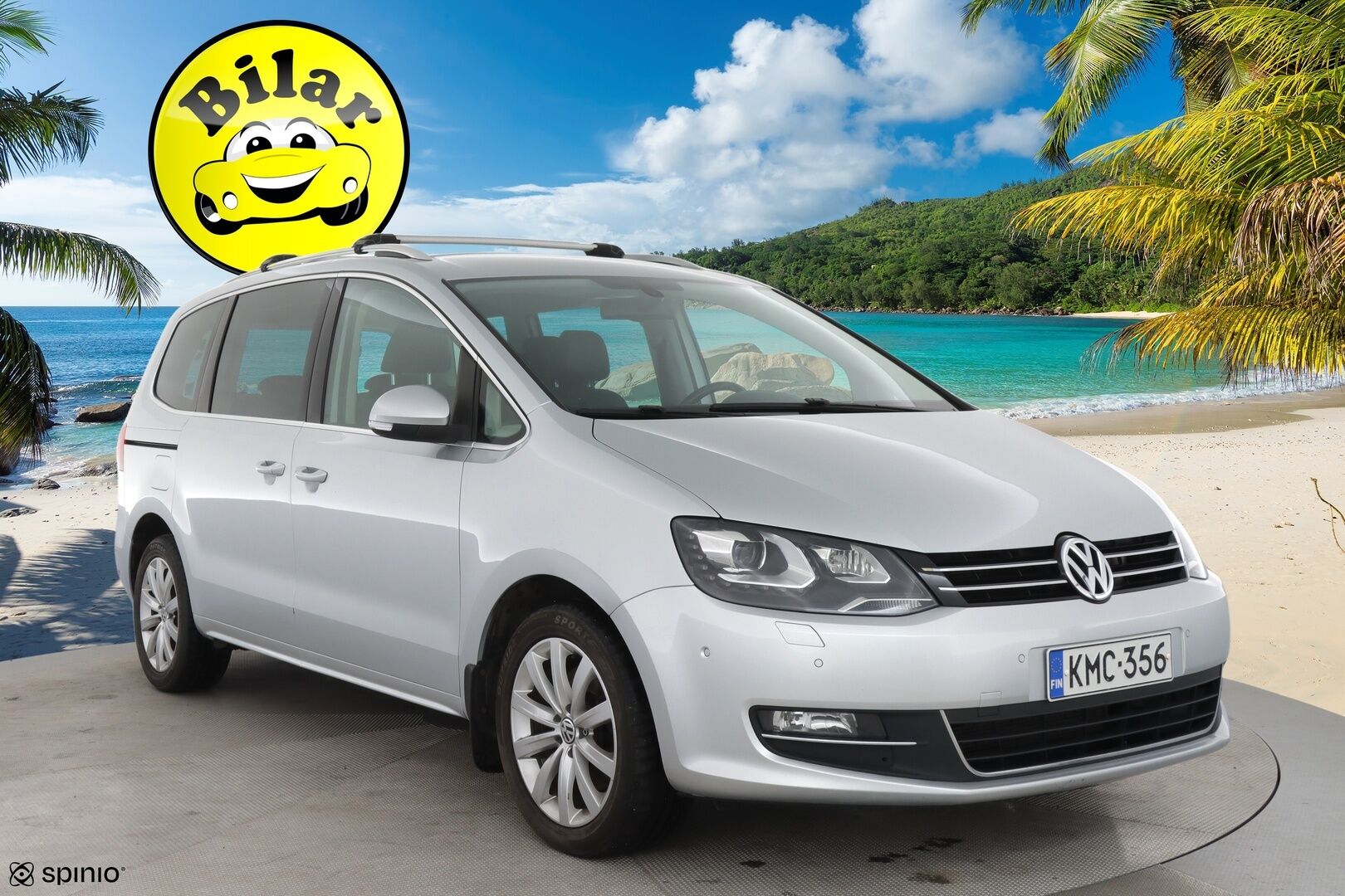 Volkswagen Sharan 2013 Highline 2,0 TDI 125kW DSG 7-P - | Suomi-auto | Webasto | Koukku | Tutkat | Vakkari | Sähkötoimiset sivuovet | Navi | Tutkat edessä ja takana |