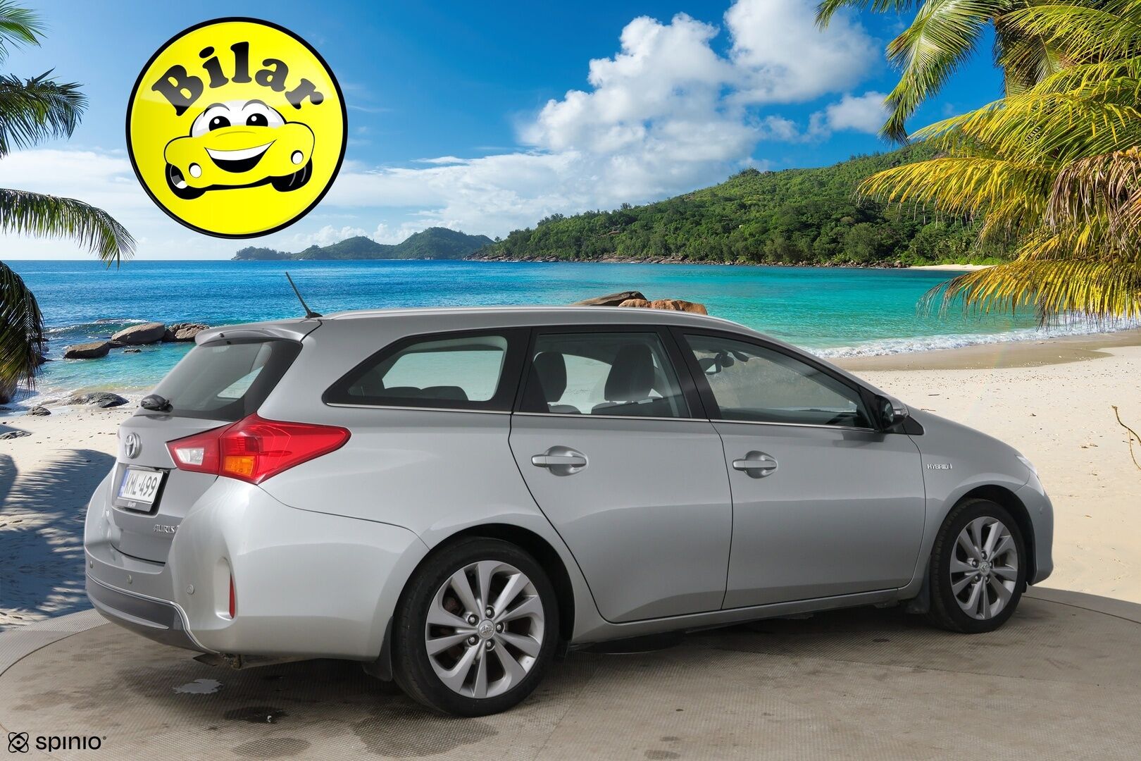 Toyota Auris 2014 Touring Sports 1,8 Hybrid Premium - 2-om Suomi-auto | Merkkiliikkeen huoltohistoria | KeyLessGo | Peruutuskamera | Lohkolämmitin |