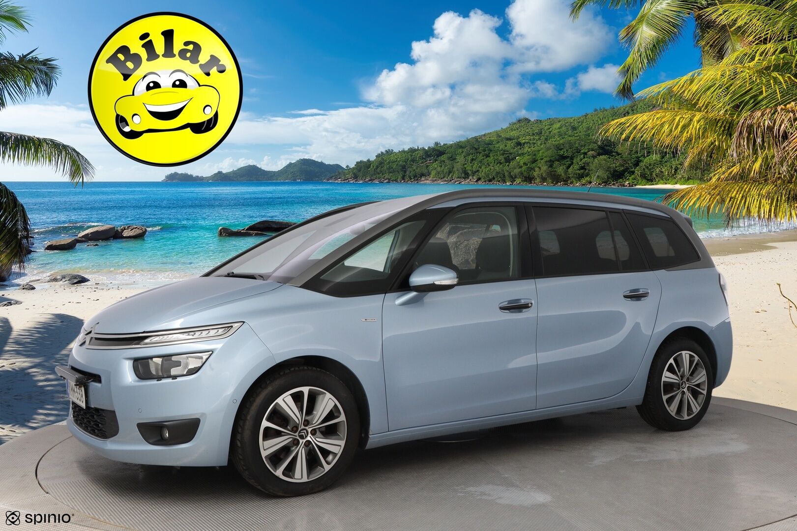 Citroen Grand C4 Picasso 2014 THP 156 Exclusive - 7-P | Hierovat istuimet | Peruutuskamera | Vakkari | BLIS | Sähköluukku | Puolinahat | Lohko+sisälämmitin | 2x hyvät renkaat!