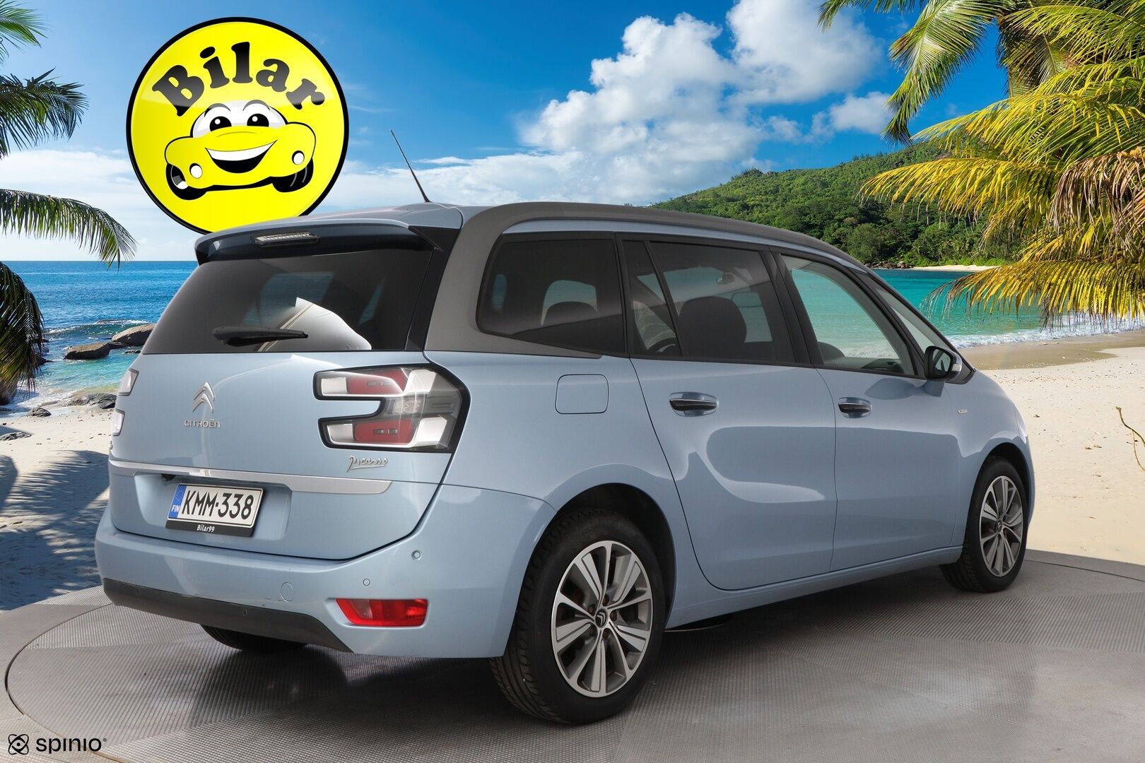 Citroen Grand C4 Picasso 2014 THP 156 Exclusive - 7-P | Hierovat istuimet | Peruutuskamera | Vakkari | BLIS | Sähköluukku | Puolinahat | Lohko+sisälämmitin | 2x hyvät renkaat!