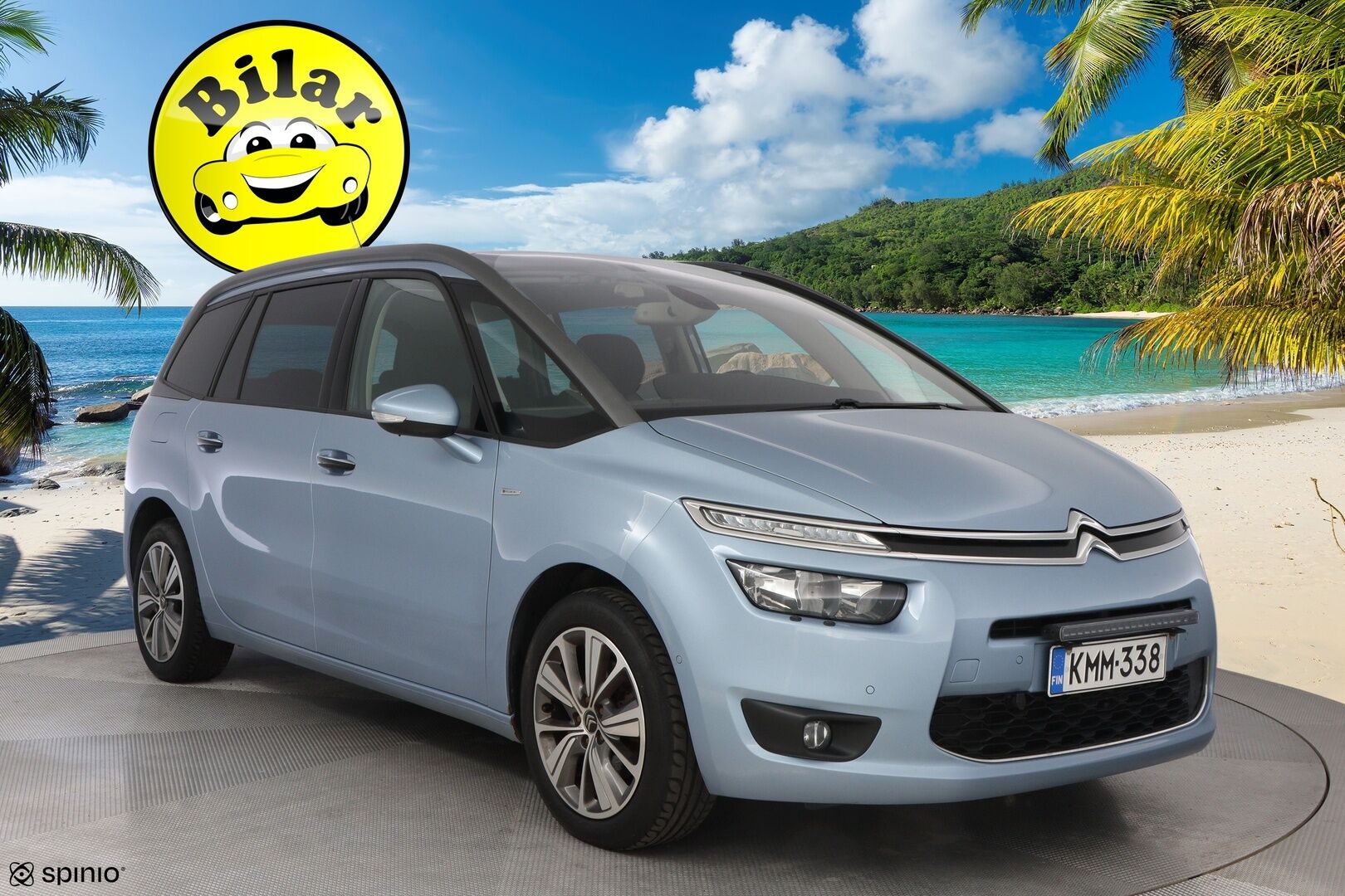 Citroen Grand C4 Picasso 2014 THP 156 Exclusive - 7-P | Hierovat istuimet | Peruutuskamera | Vakkari | BLIS | Sähköluukku | Puolinahat | Lohko+sisälämmitin | 2x hyvät renkaat!