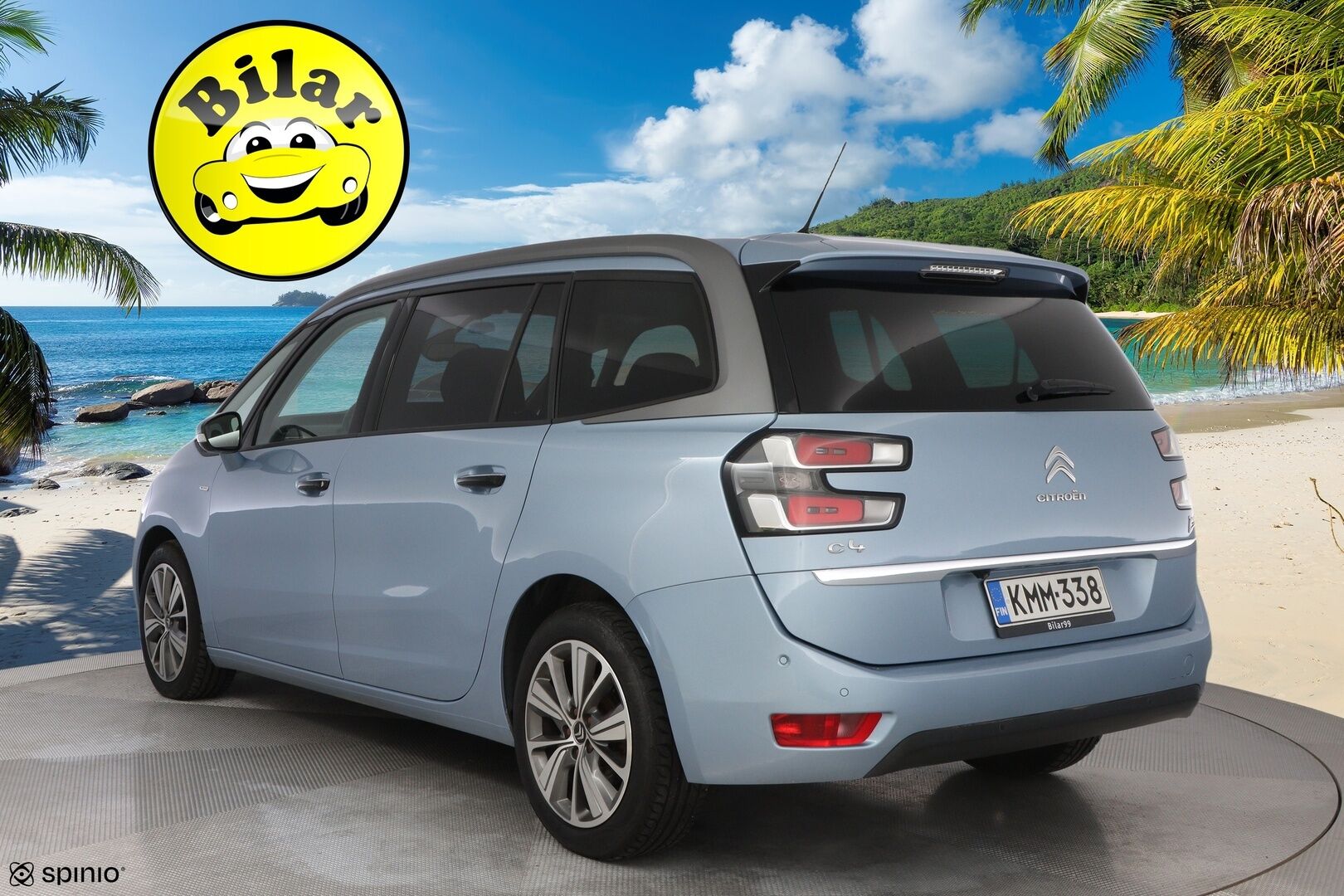 Citroen Grand C4 Picasso 2014 THP 156 Exclusive - 7-P | Hierovat istuimet | Peruutuskamera | Vakkari | BLIS | Sähköluukku | Puolinahat | Lohko+sisälämmitin | 2x hyvät renkaat!