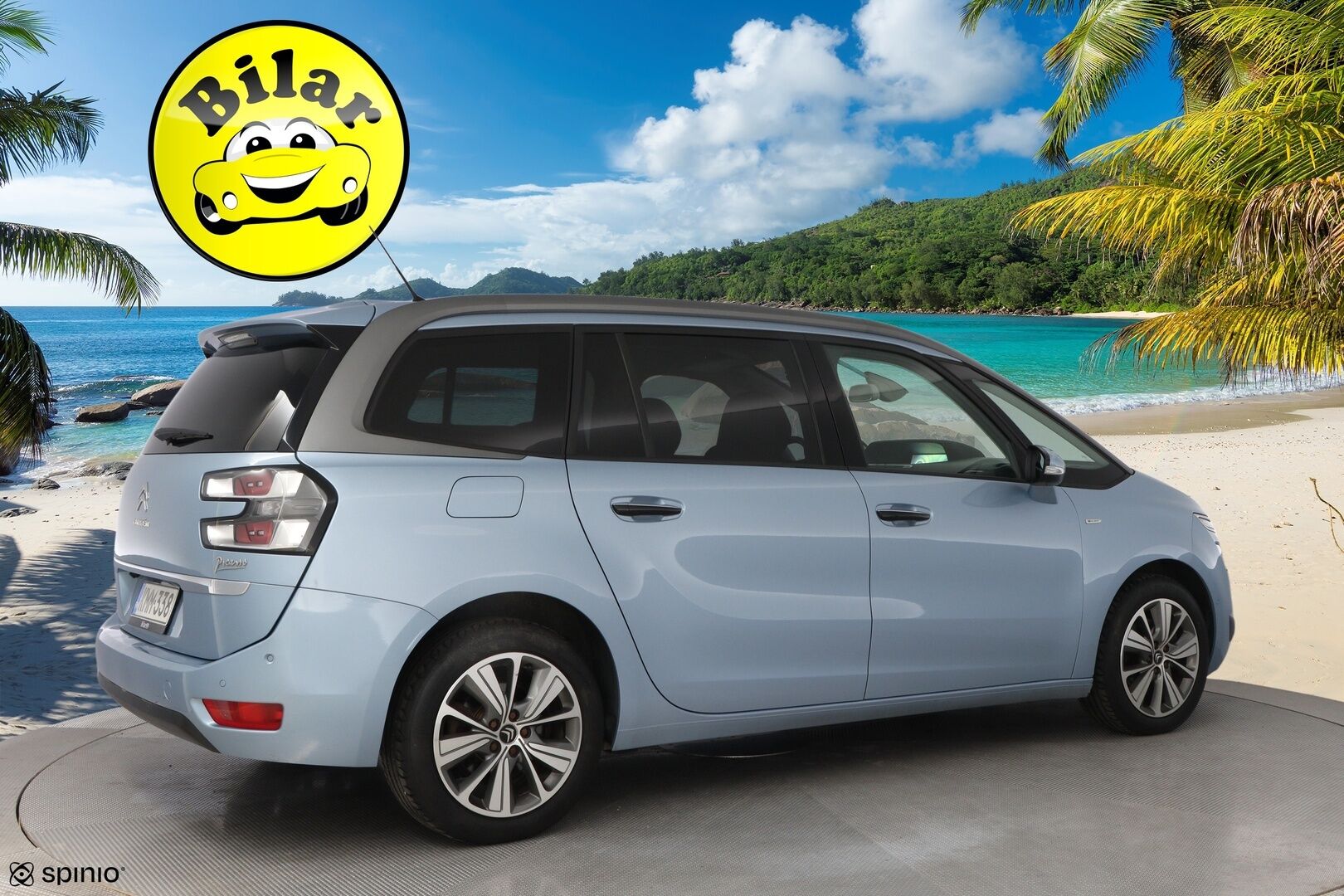 Citroen Grand C4 Picasso 2014 THP 156 Exclusive - 7-P | Hierovat istuimet | Peruutuskamera | Vakkari | BLIS | Sähköluukku | Puolinahat | Lohko+sisälämmitin | 2x hyvät renkaat!