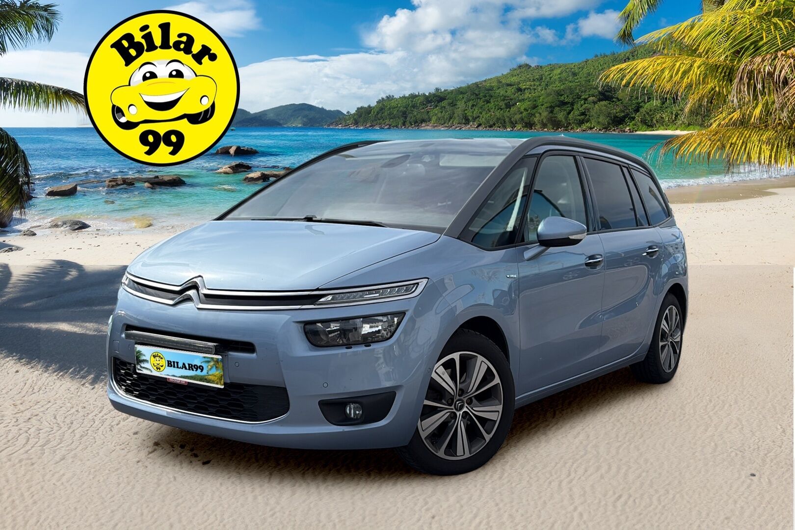 Citroen Grand C4 Picasso 2014 THP 156 Exclusive - 7-P | Hierovat istuimet | Peruutuskamera | Vakkari | BLIS | Sähköluukku | Puolinahat | Lohko+sisälämmitin | 2x hyvät renkaat!