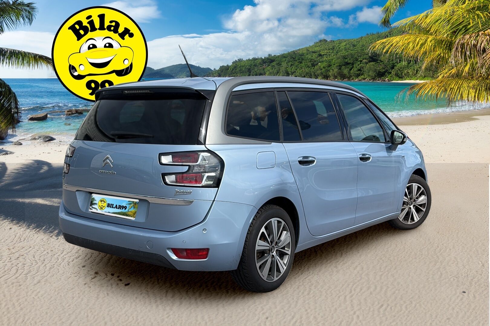 Citroen Grand C4 Picasso 2014 THP 156 Exclusive - 7-P | Hierovat istuimet | Peruutuskamera | Vakkari | BLIS | Sähköluukku | Puolinahat | Lohko+sisälämmitin | 2x hyvät renkaat!