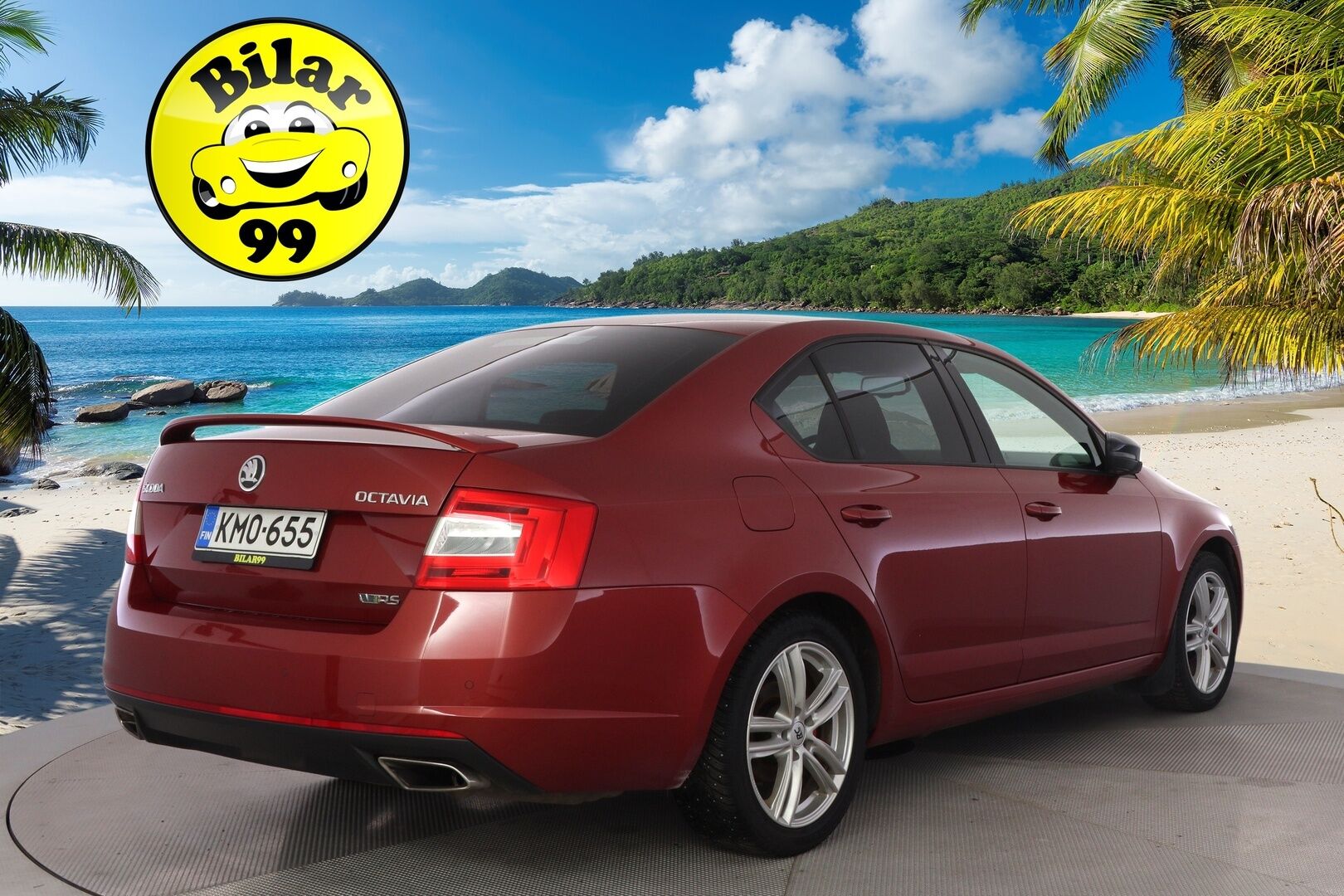 Skoda Octavia 2015 2,0 TSI RS DSG Autom * ACC / Adapt Bi-Xenon / Tutkat / Lohko+Sisälämmitin * - *Suomi-auto / Kahdet renkaat vanteineen / Pirteä RS * - HULLU BLACKWEEK KORKOTARJOUS 2,49%