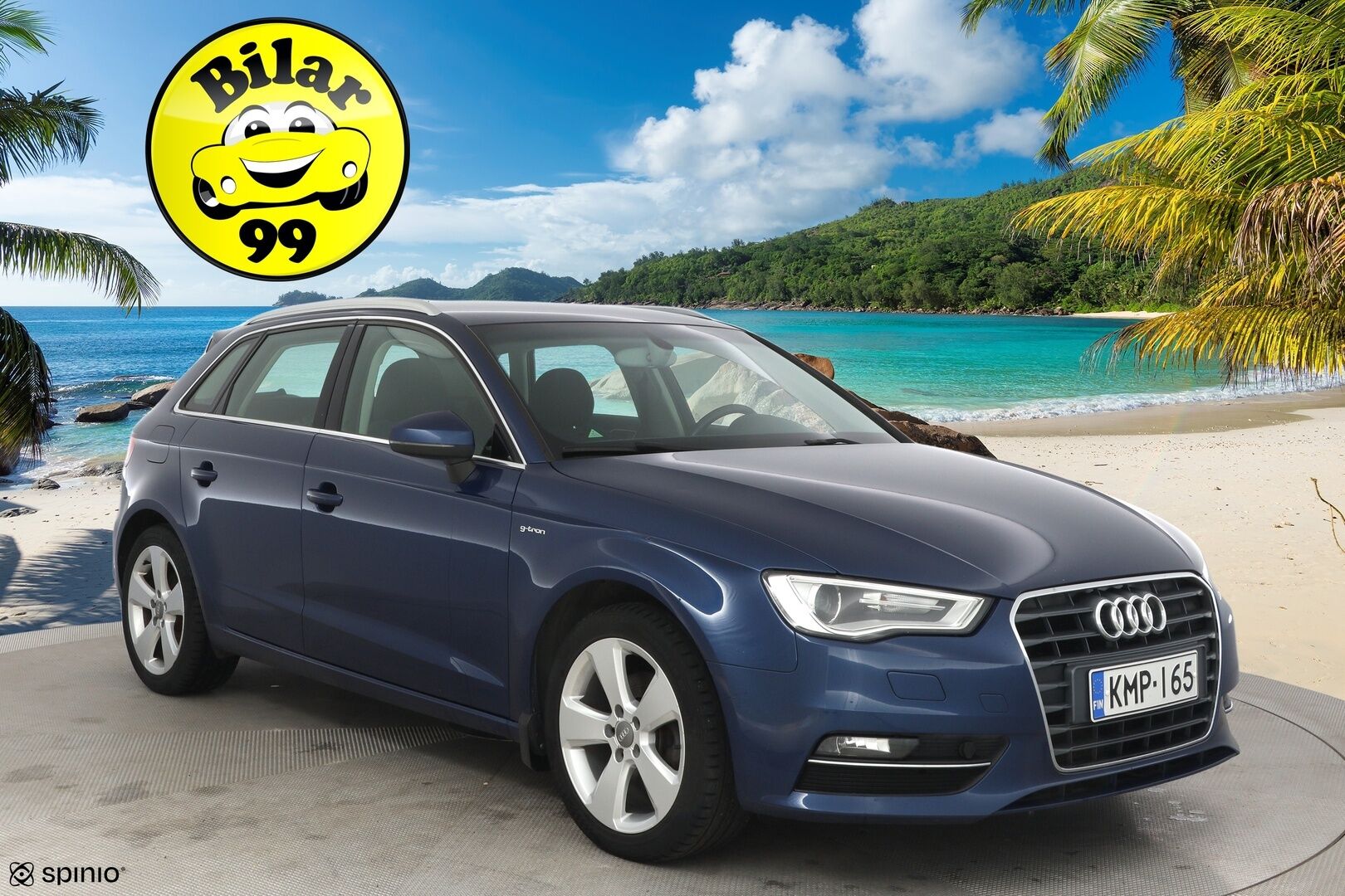Audi A3 2014 Sportback g-tron Business Sport 1,4 TFSI * Urheiluistuimet / Xenon / Lohko + sisä / P-tutkat * - Renkaat kunnossa / Katsastettu / Jakopää ok / HALPA *