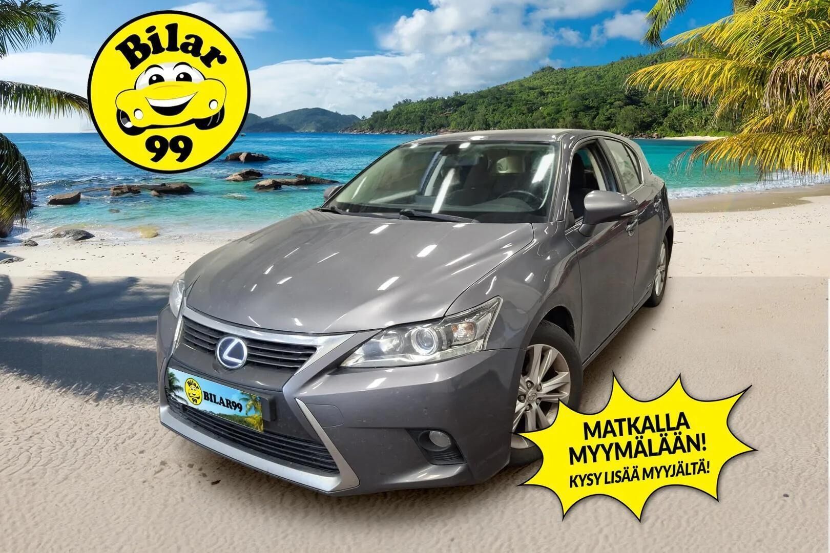 Lexus CT 2015 200h Hybrid A Comfort Business - | Keyless Go | Lohko | Suomi-auto | Vakkari | Bluetooth | Huoltokirja | Kahdet renkaat vanteilla | 