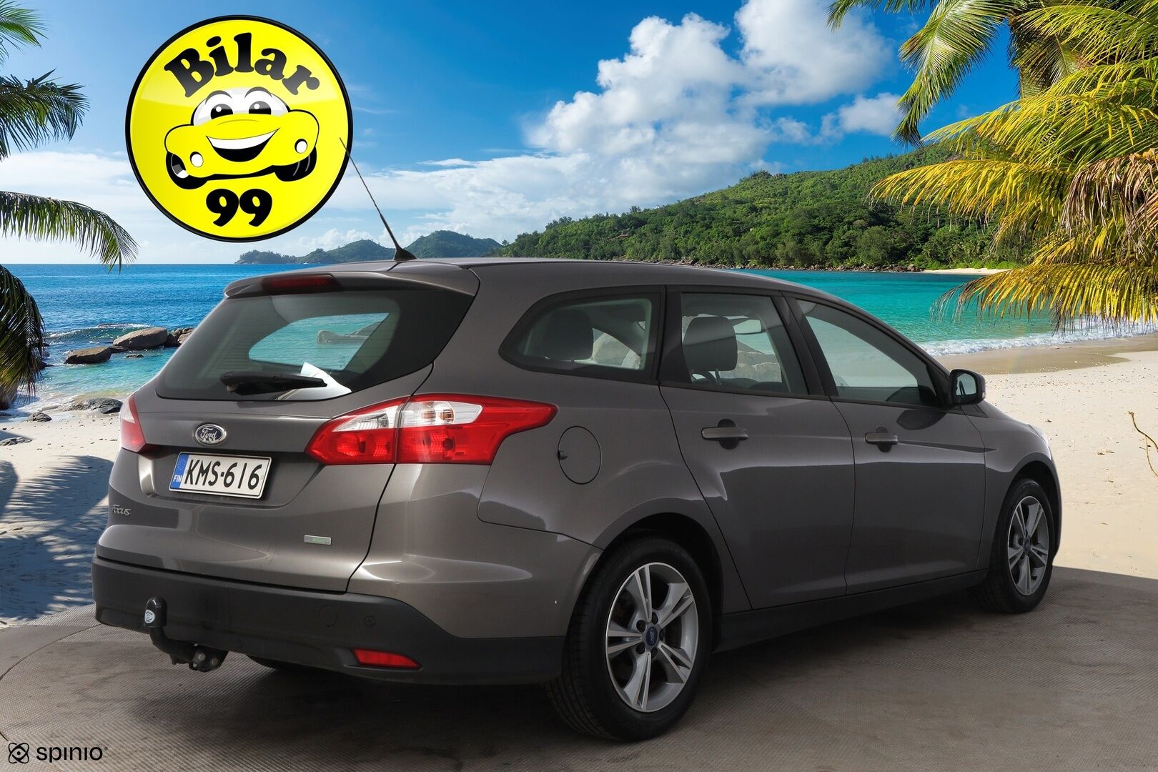 Ford Focus 2014 1,0 EcoBoost 125 hv EcoBoost Edition M6 Wagon * Suomiauto / Koukku / Jakopää tehty / Lohko & Sisäpistoke / Lämpölasi - 2x Renkaat aluvantein / Juuri tullut Tampereelle!