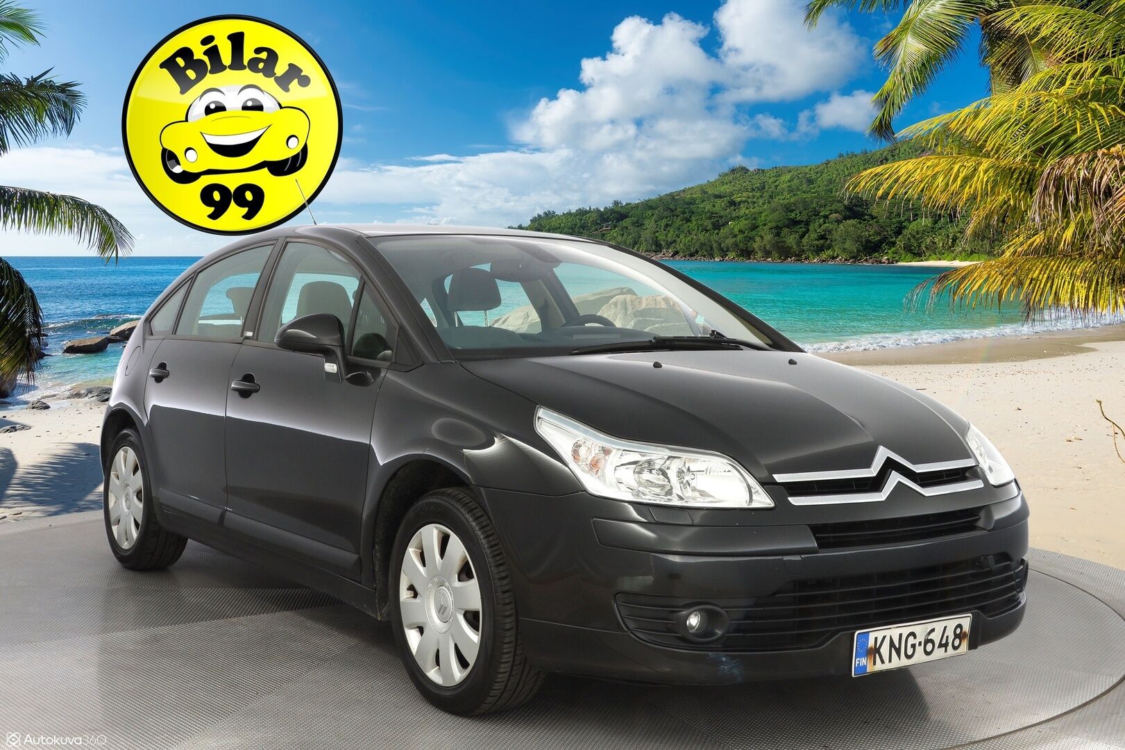 Citroen C4 2007 2.0i VTR Berline Autom. *Vakionopeudensäädin / Lohko+Sisä / Ilmastointi * - * Siisti / Kahdet hyvät renkaat / Pienet kilometrit*