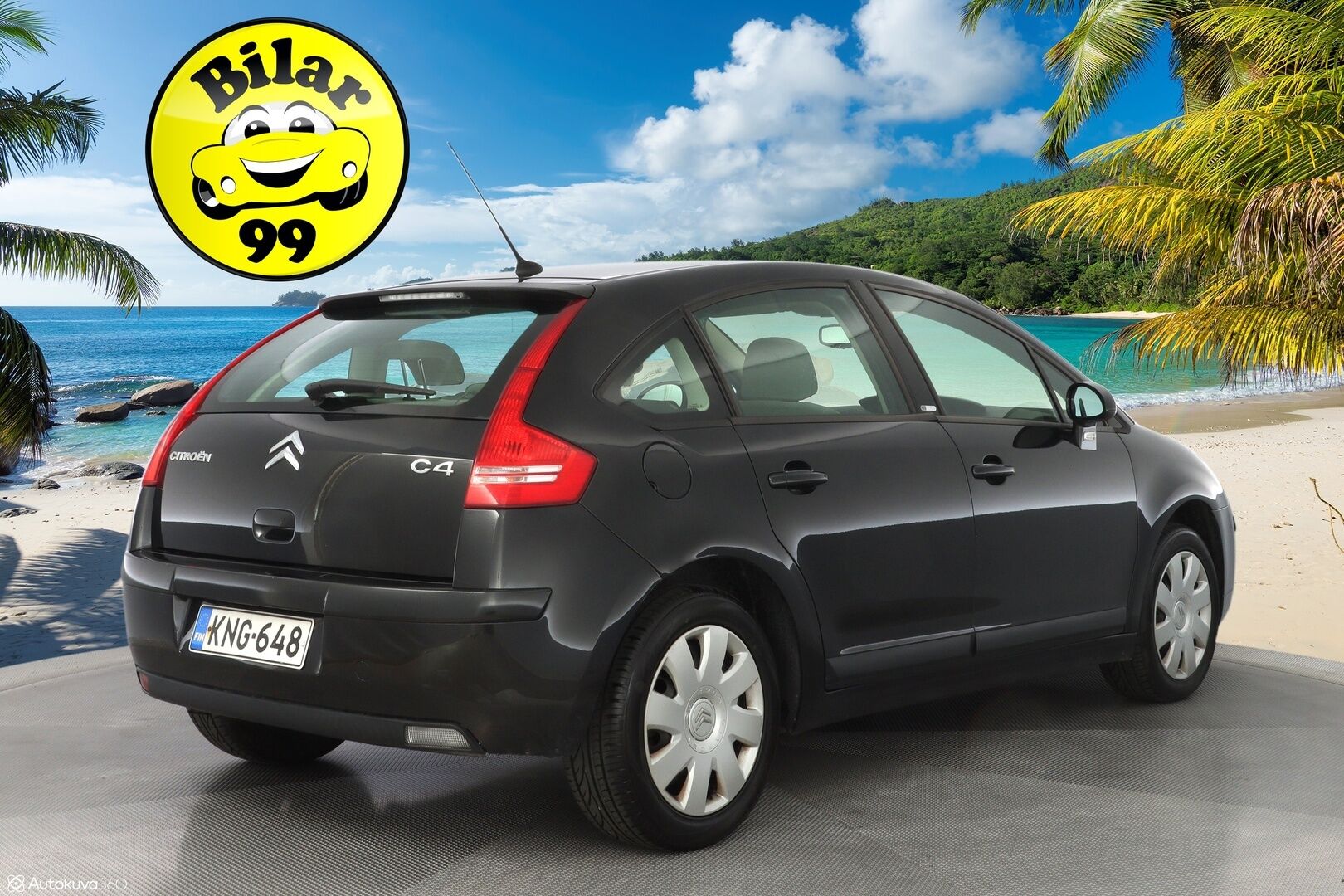 Citroen C4 2007 2.0i VTR Berline Autom. *Vakionopeudensäädin / Lohko+Sisä / Ilmastointi * - * Siisti / Kahdet hyvät renkaat / Pienet kilometrit*