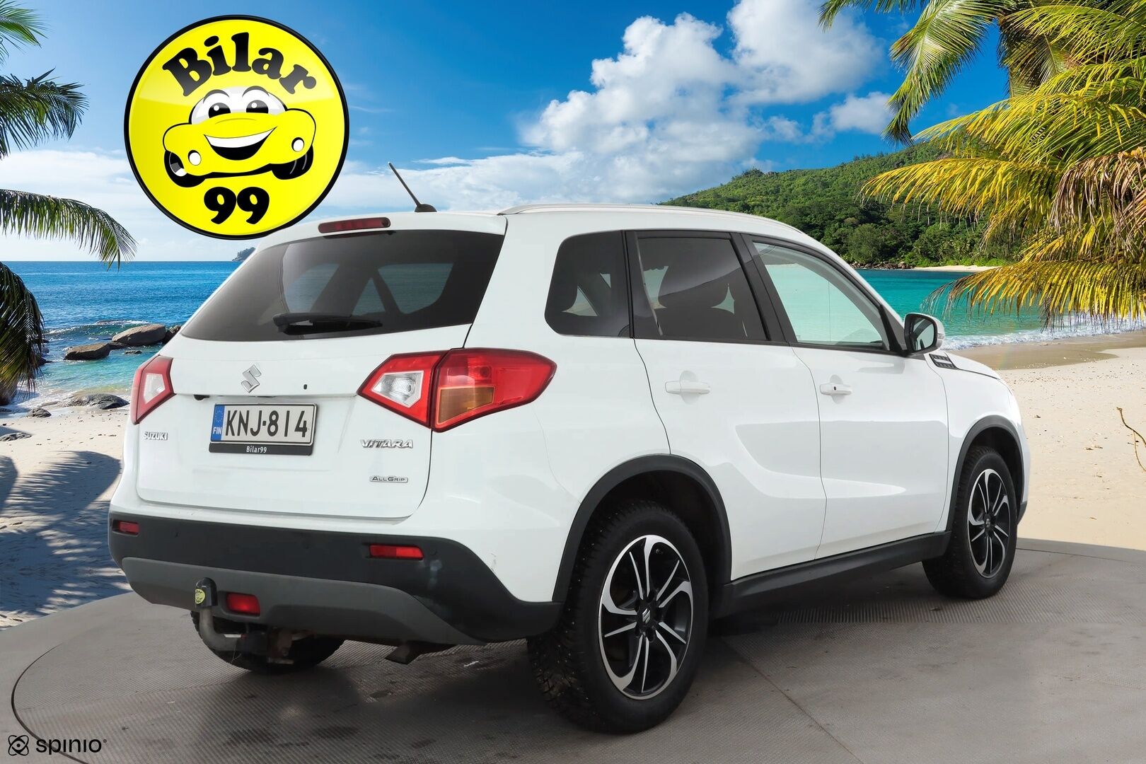 Suzuki Vitara 2016 1,4 BOOSTERJET 4WD S 6MT * ACC / P.kamera / LED / Navi / Lohko+Sisä / Koukku / Keyless / Puolinahat * - Suomi-auto / Kahdet renkaat aluvanteilla 