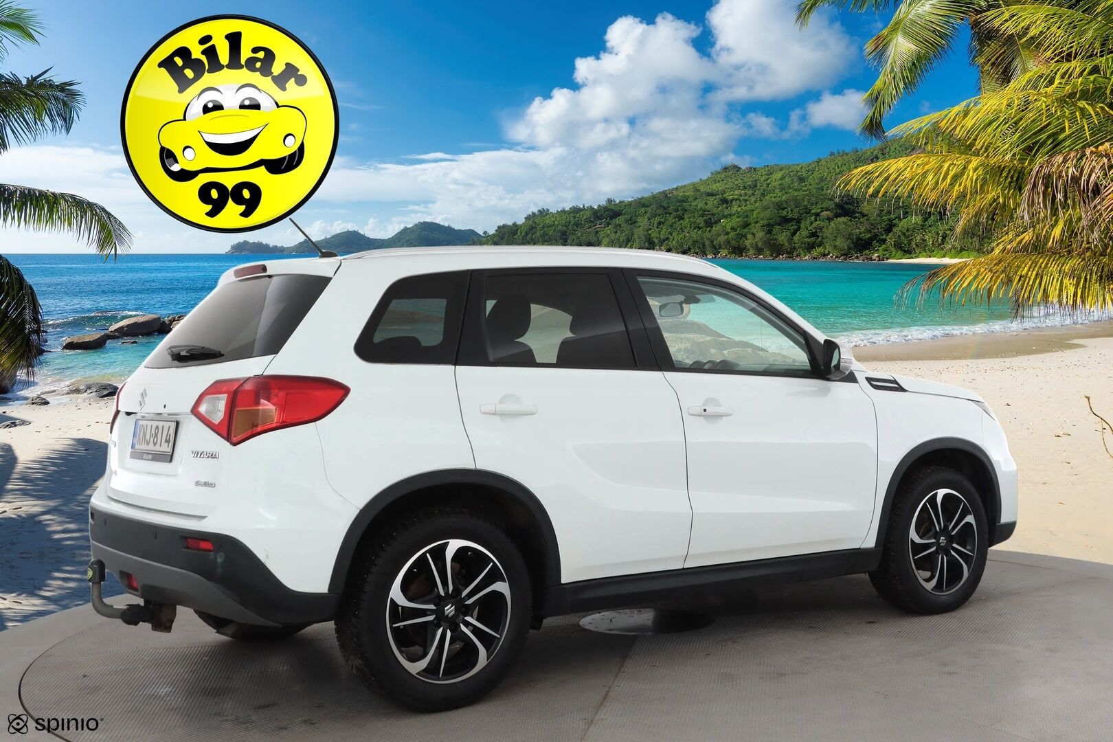 Suzuki Vitara 2016 1,4 BOOSTERJET 4WD S 6MT * ACC / P.kamera / LED / Navi / Lohko+Sisä / Koukku / Keyless / Puolinahat * - Suomi-auto / Kahdet renkaat aluvanteilla 