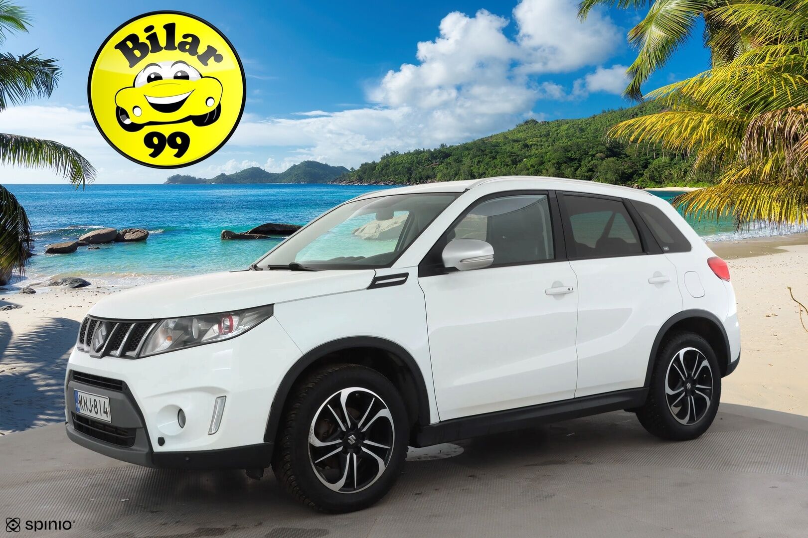 Suzuki Vitara 2016 1,4 BOOSTERJET 4WD S 6MT * ACC / P.kamera / LED / Navi / Lohko+Sisä / Koukku / Keyless / Puolinahat * - Suomi-auto / Kahdet renkaat aluvanteilla 