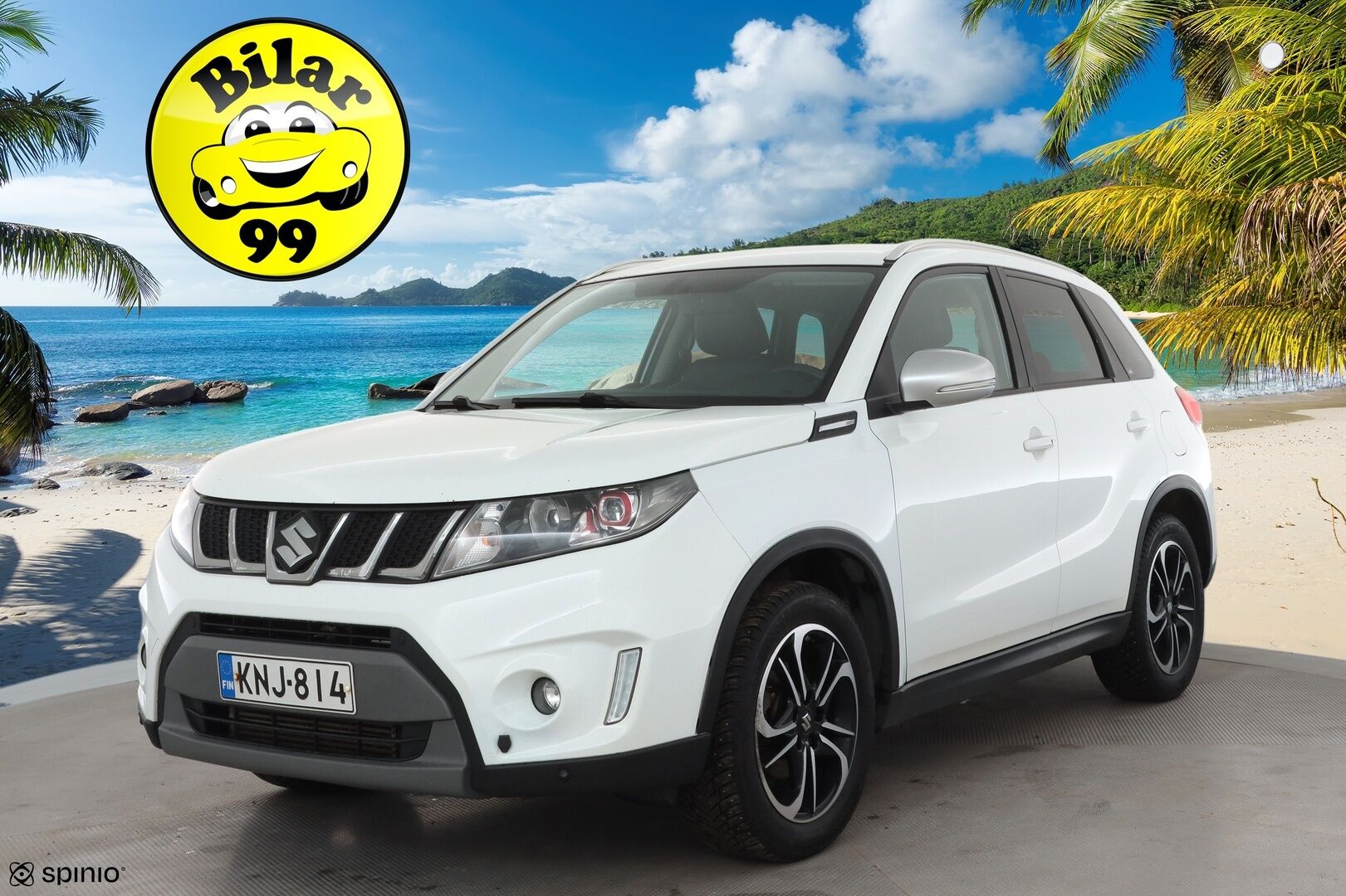 Suzuki Vitara 2016 1,4 BOOSTERJET 4WD S 6MT * ACC / P.kamera / LED / Navi / Lohko+Sisä / Koukku / Keyless / Puolinahat * - Suomi-auto / Kahdet renkaat aluvanteilla 