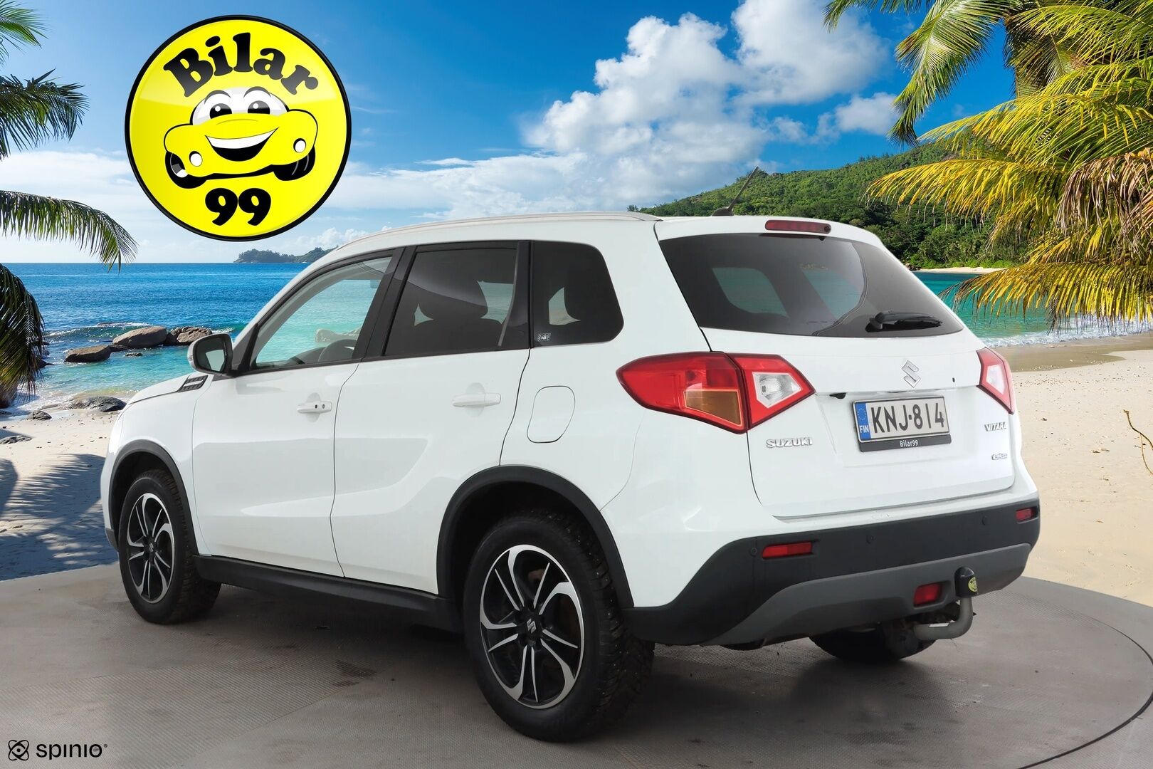 Suzuki Vitara 2016 1,4 BOOSTERJET 4WD S 6MT * ACC / P.kamera / LED / Navi / Lohko+Sisä / Koukku / Keyless / Puolinahat * - Suomi-auto / Kahdet renkaat aluvanteilla 