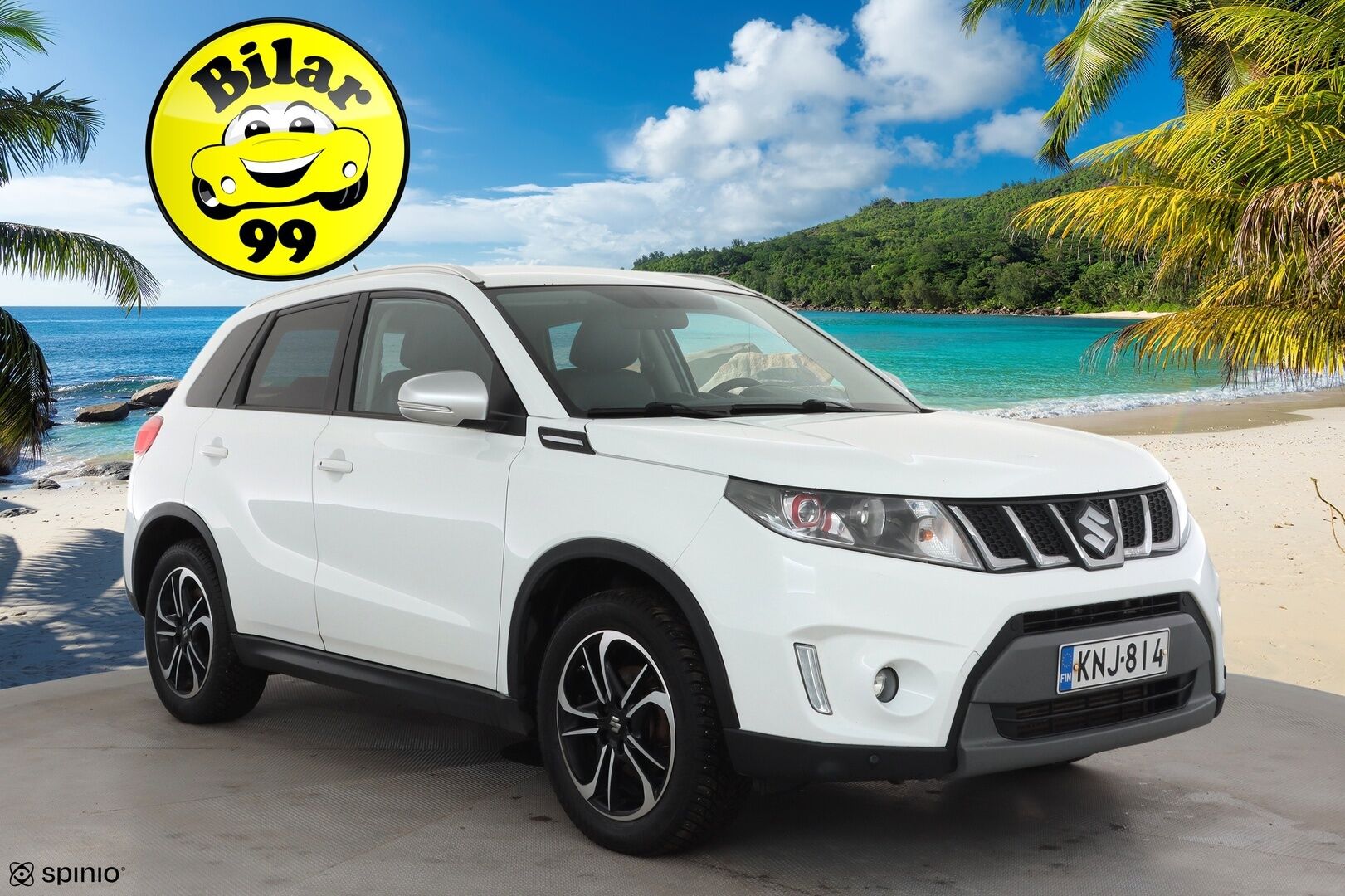 Suzuki Vitara 2016 1,4 BOOSTERJET 4WD S 6MT * ACC / P.kamera / LED / Navi / Lohko+Sisä / Koukku / Keyless / Puolinahat * - Suomi-auto / Kahdet renkaat aluvanteilla 