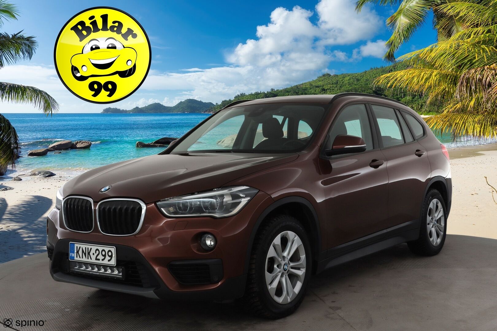 BMW X1 2016 F48 xDrive18d A Business * Vakkari / P.kamera / LED / Navi / Sporttipenkit / Koukku / Hifi / Comfort Access * - 1.Om Suomi-auto / Kahdet renkaat aluvanteilla - HULLU BLACKWEEK KORKOTARJOUS 2,49%