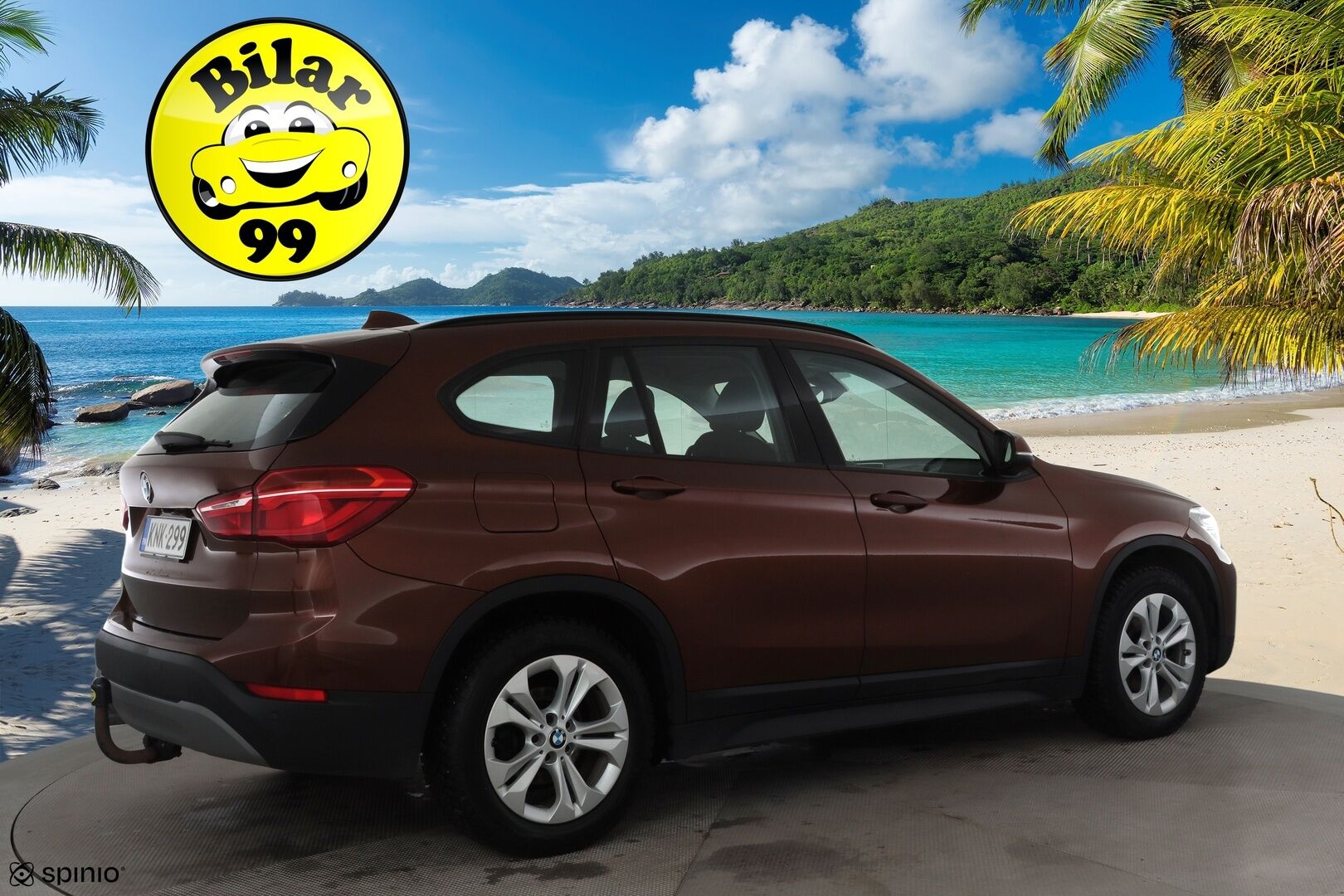 BMW X1 2016 F48 xDrive18d A Business * Vakkari / P.kamera / LED / Navi / Sporttipenkit / Koukku / Hifi / Comfort Access * - 1.Om Suomi-auto / Kahdet renkaat aluvanteilla - HULLU BLACKWEEK KORKOTARJOUS 2,49%