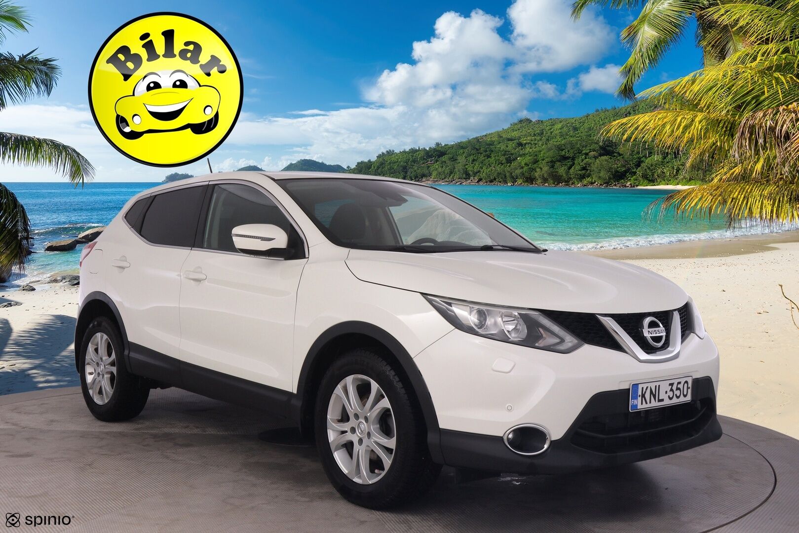 Nissan Qashqai 2016 DIG-T 115 Acenta 2WD Xtronic E6 Safety Pack - Myydään Huutokaupat.com - | Lohkolämmitin | Suomi-auto | Vetokoukku | Vakionopeudensäädin | Ilmastointi | Bluetooth | 189tkm ketju vaihdettu! 