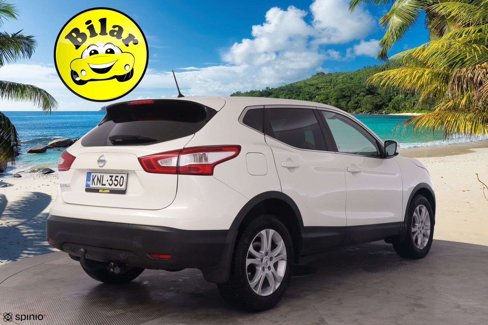 Nissan Qashqai 2016 DIG-T 115 Acenta 2WD Xtronic E6 Safety Pack - Myydään Huutokaupat.com - | Lohkolämmitin | Suomi-auto | Vetokoukku | Vakionopeudensäädin | Ilmastointi | Bluetooth | 189tkm ketju vaihdettu! 
