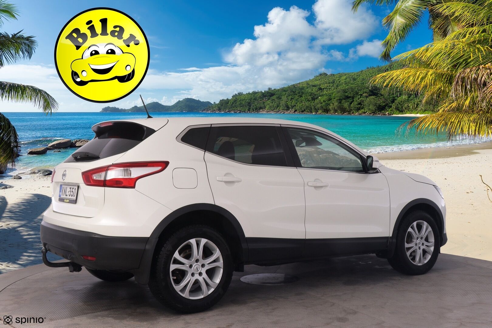 Nissan Qashqai 2016 DIG-T 115 Acenta 2WD Xtronic E6 Safety Pack - Myydään Huutokaupat.com - | Lohkolämmitin | Suomi-auto | Vetokoukku | Vakionopeudensäädin | Ilmastointi | Bluetooth | 189tkm ketju vaihdettu! 
