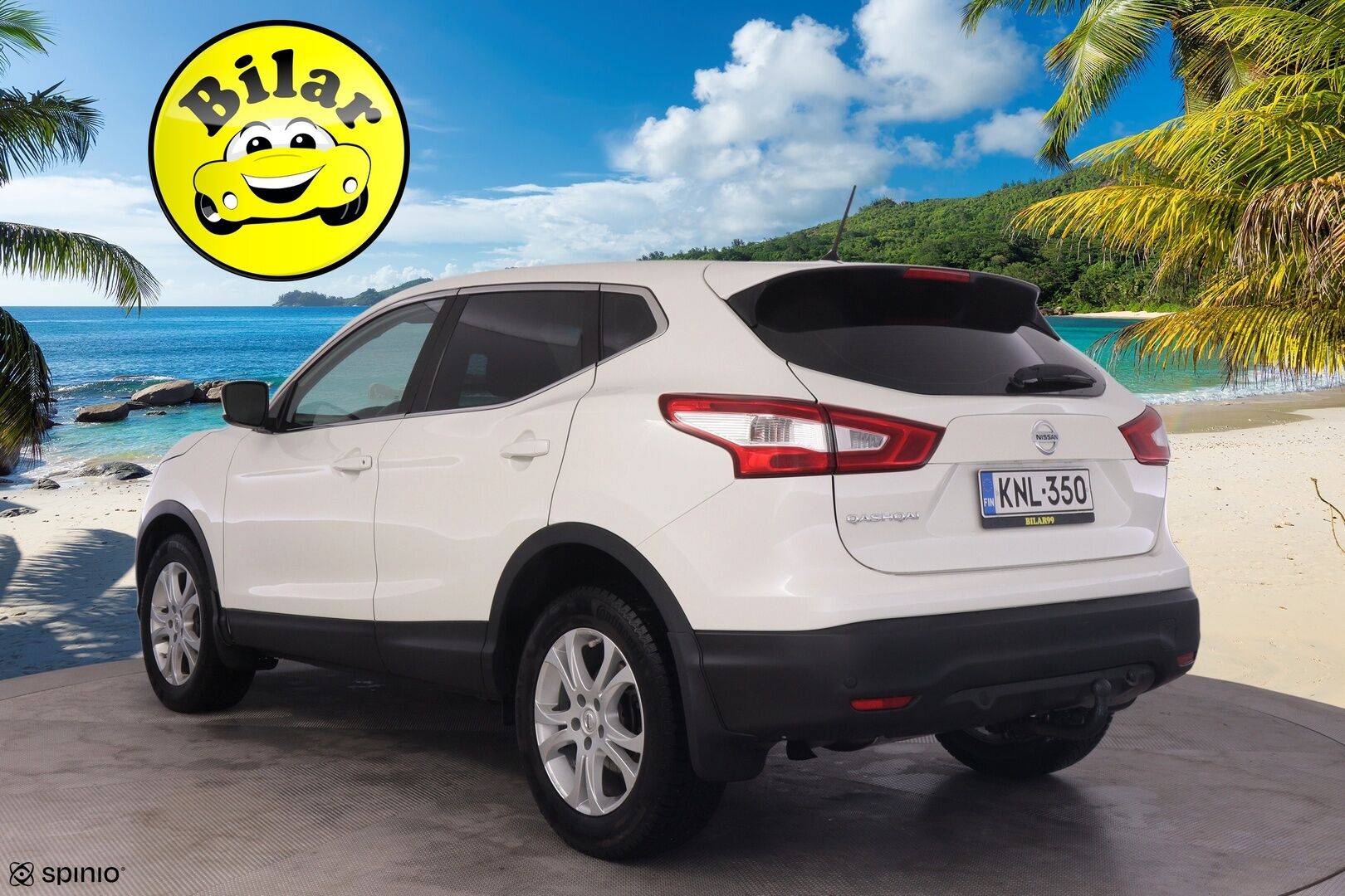 Nissan Qashqai 2016 DIG-T 115 Acenta 2WD Xtronic E6 Safety Pack - Myydään Huutokaupat.com - | Lohkolämmitin | Suomi-auto | Vetokoukku | Vakionopeudensäädin | Ilmastointi | Bluetooth | 189tkm ketju vaihdettu! 